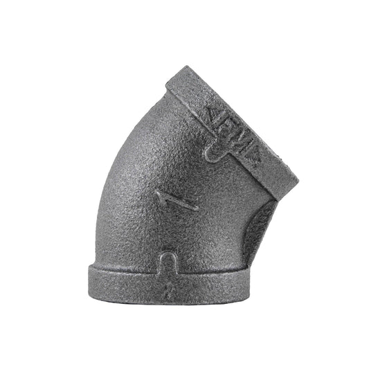 1 in. Black 45 Degree Elbow