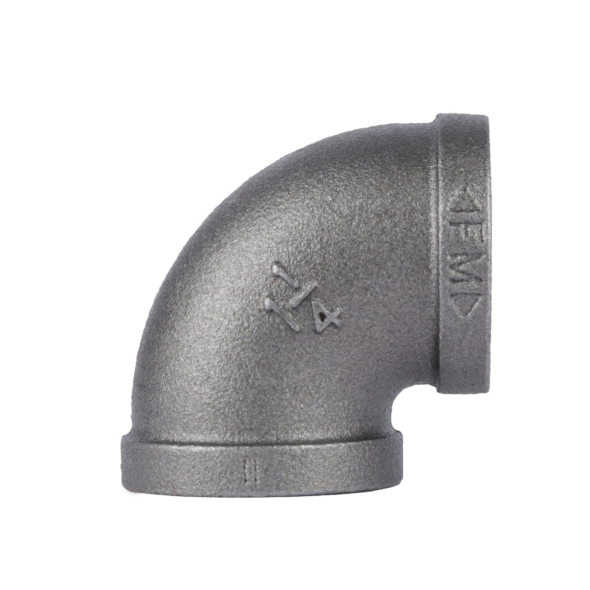 1 1/4 in. Black 90 Degree Elbow