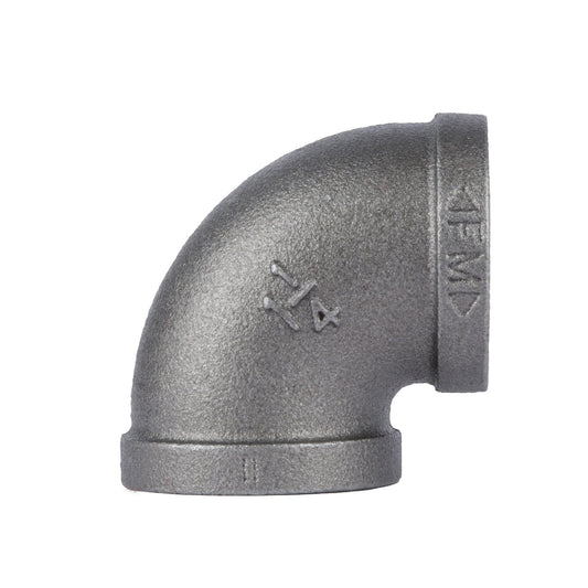 1 1/4 in. Black 90 Degree Elbow