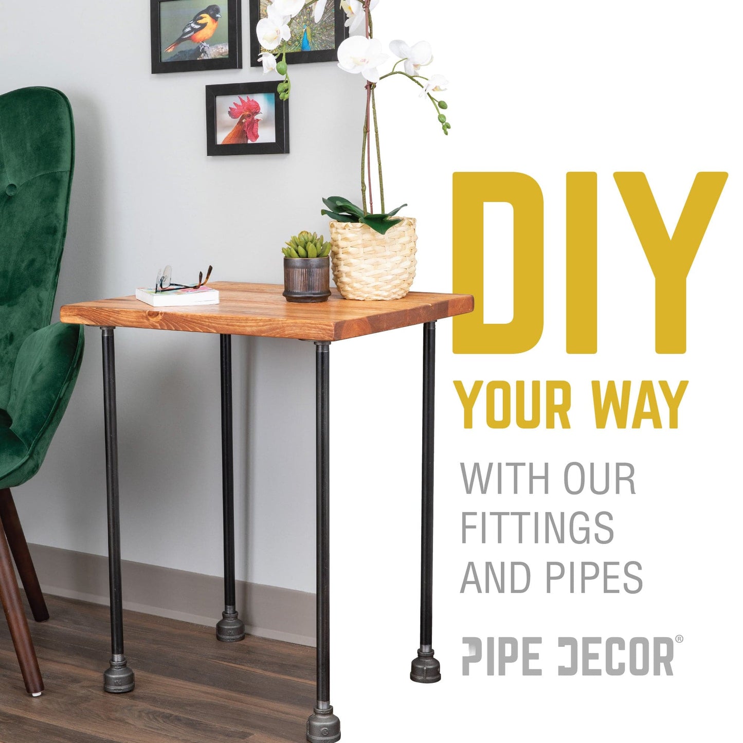 1/2 in. x 1/8 in. Black Reducing Coupling