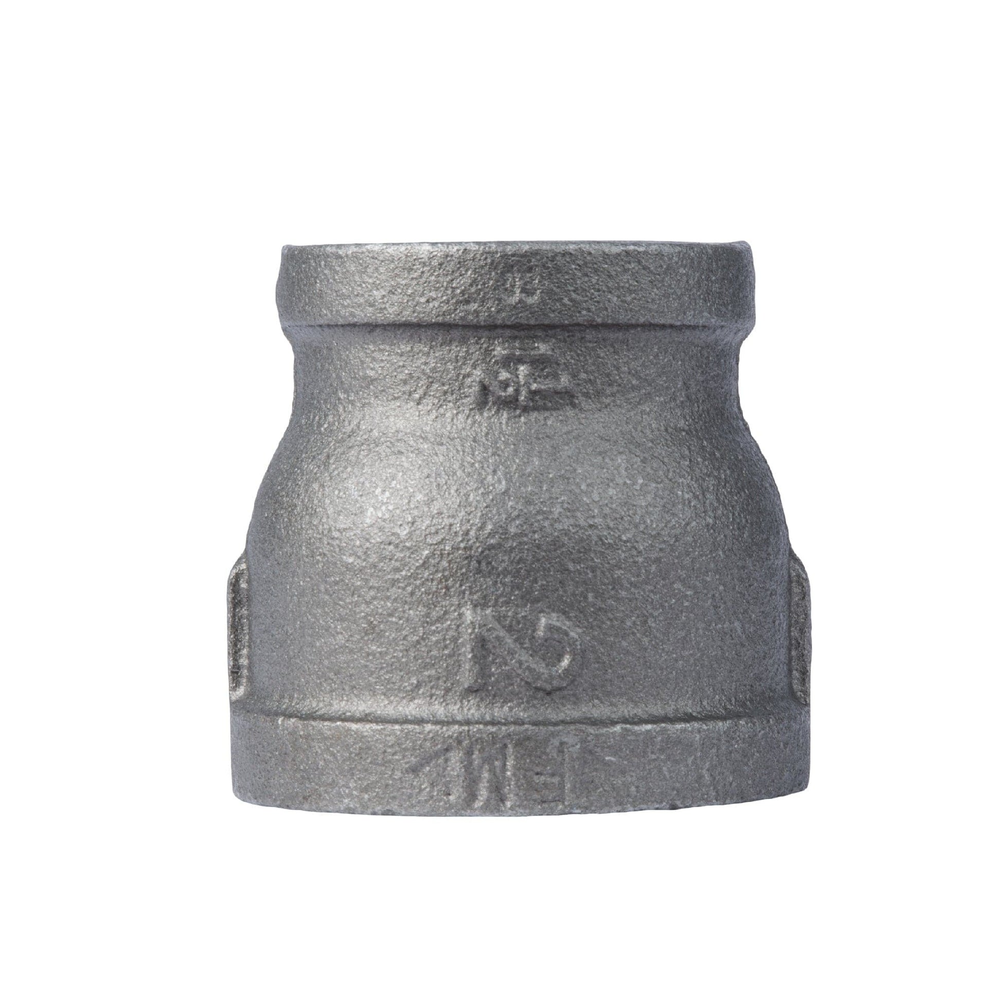 2 in. x 1 1/2 in. Black Reducing Coupling
