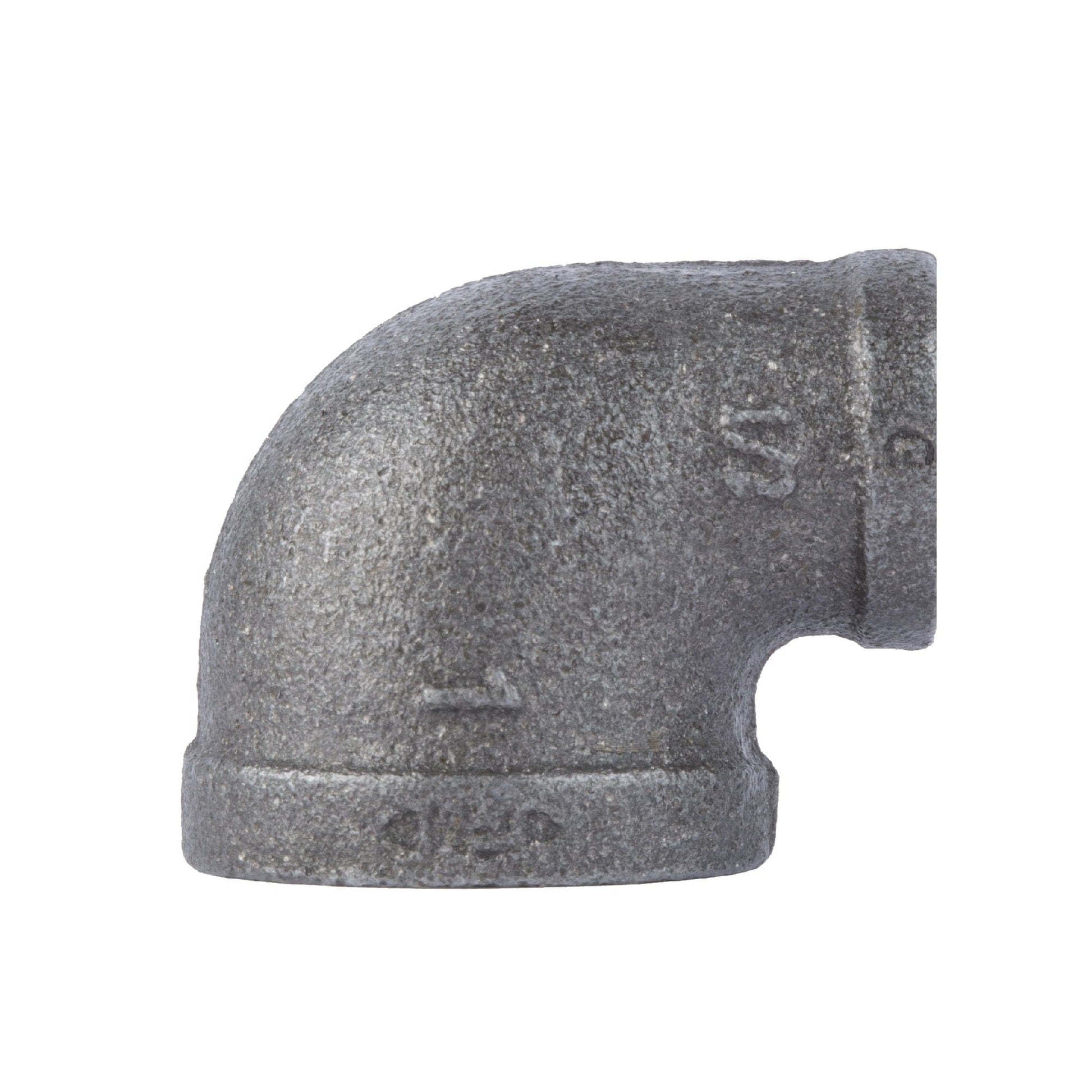 1 in. x 1/2 in. Black Reducing Elbow