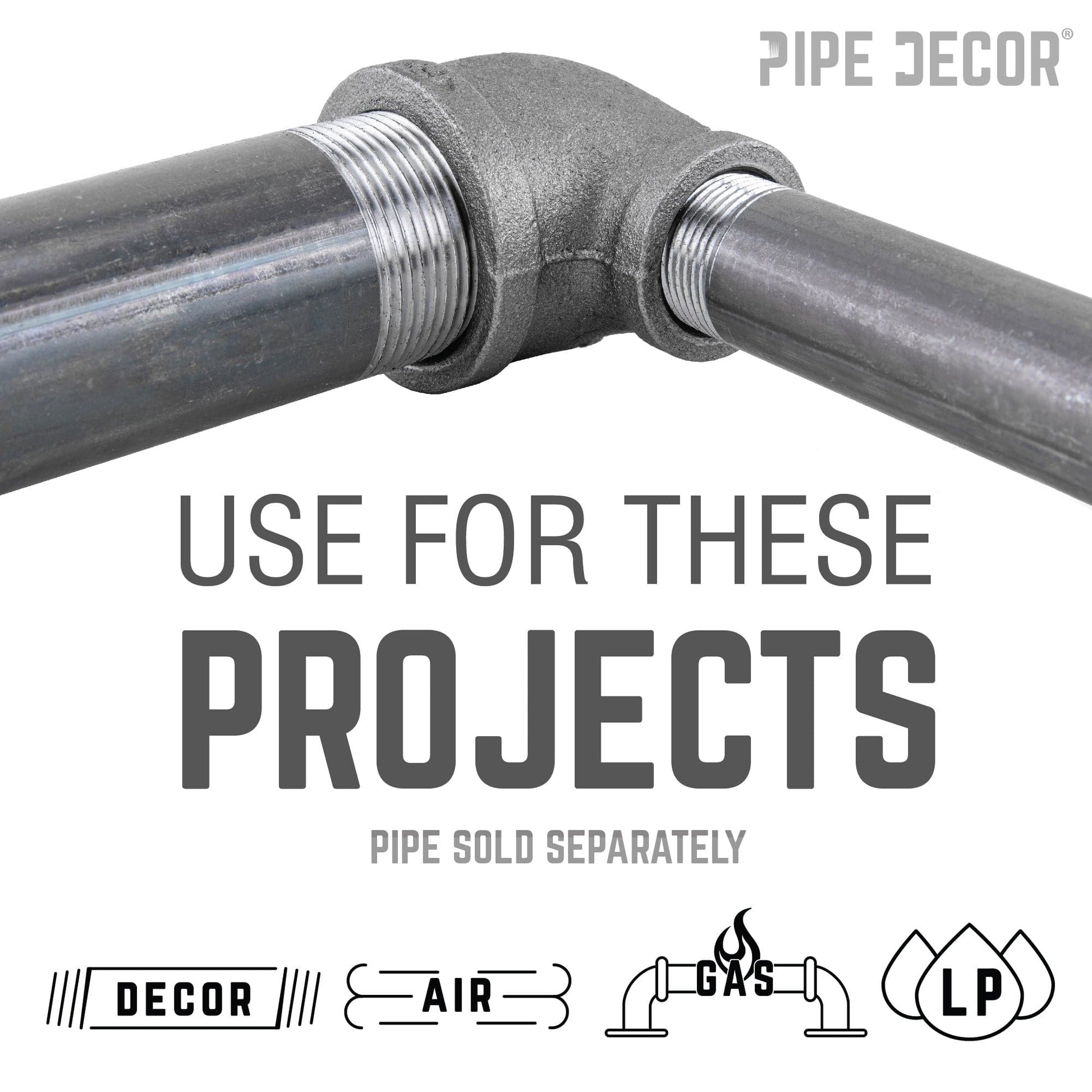 1 1/4 in. x 1 in. Black Reducing Elbow