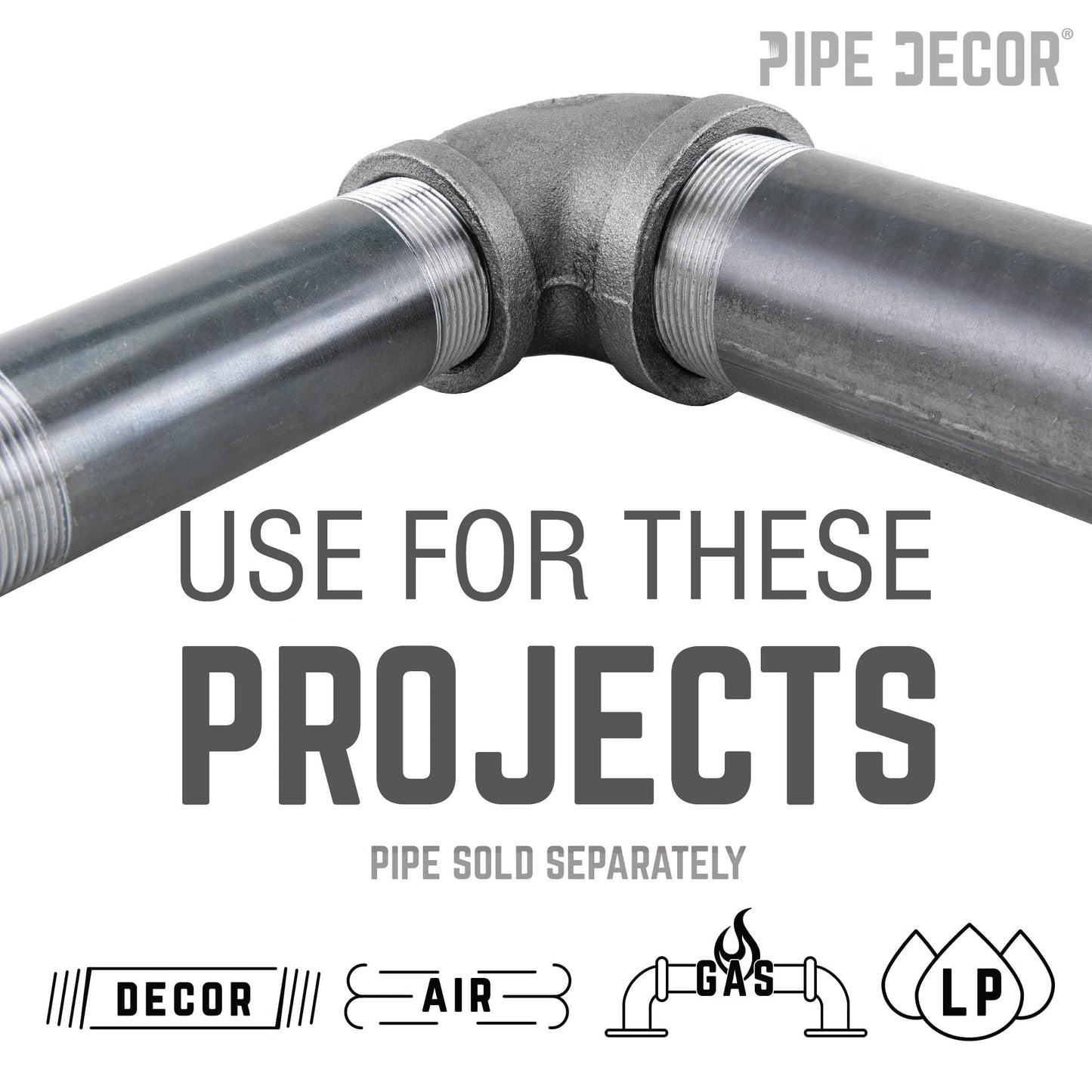 2 in. x 1 1/2 in. Black Reducing Elbow