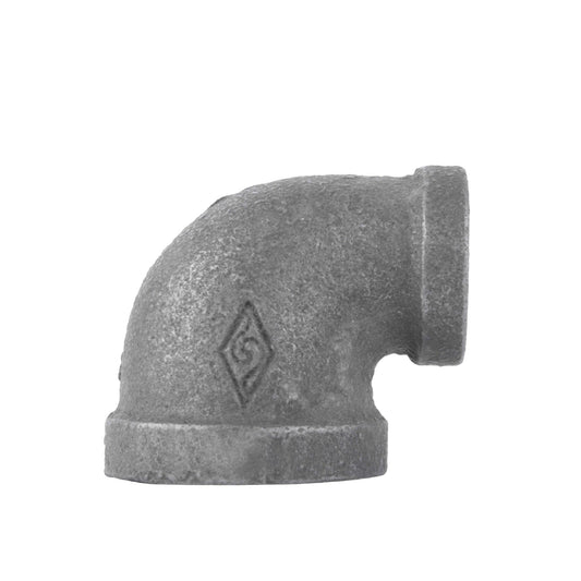 3/4 in. x 3/8 in. Black Reducing Elbow