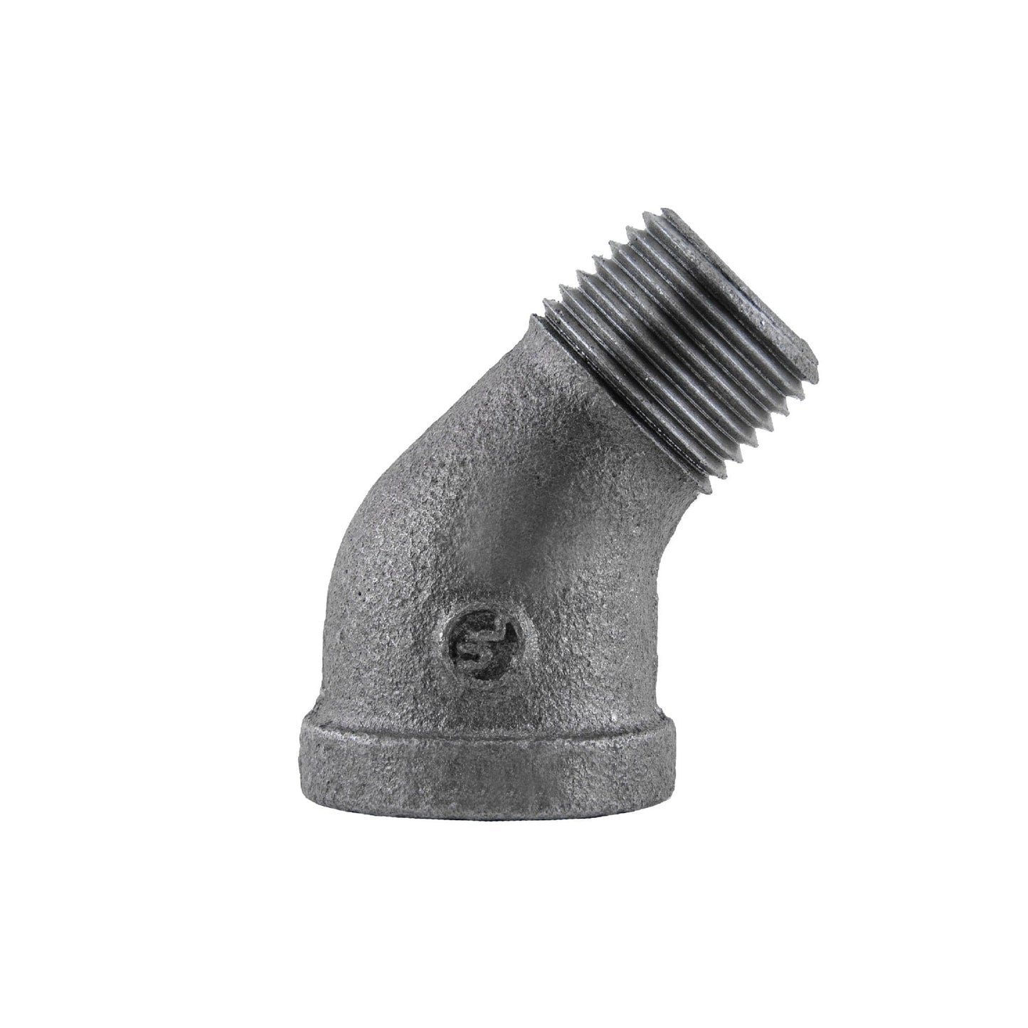 1/2 in. Black 45 Degree Street Elbow