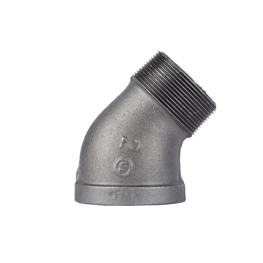 2 in. Black 45 Degree Street Elbow