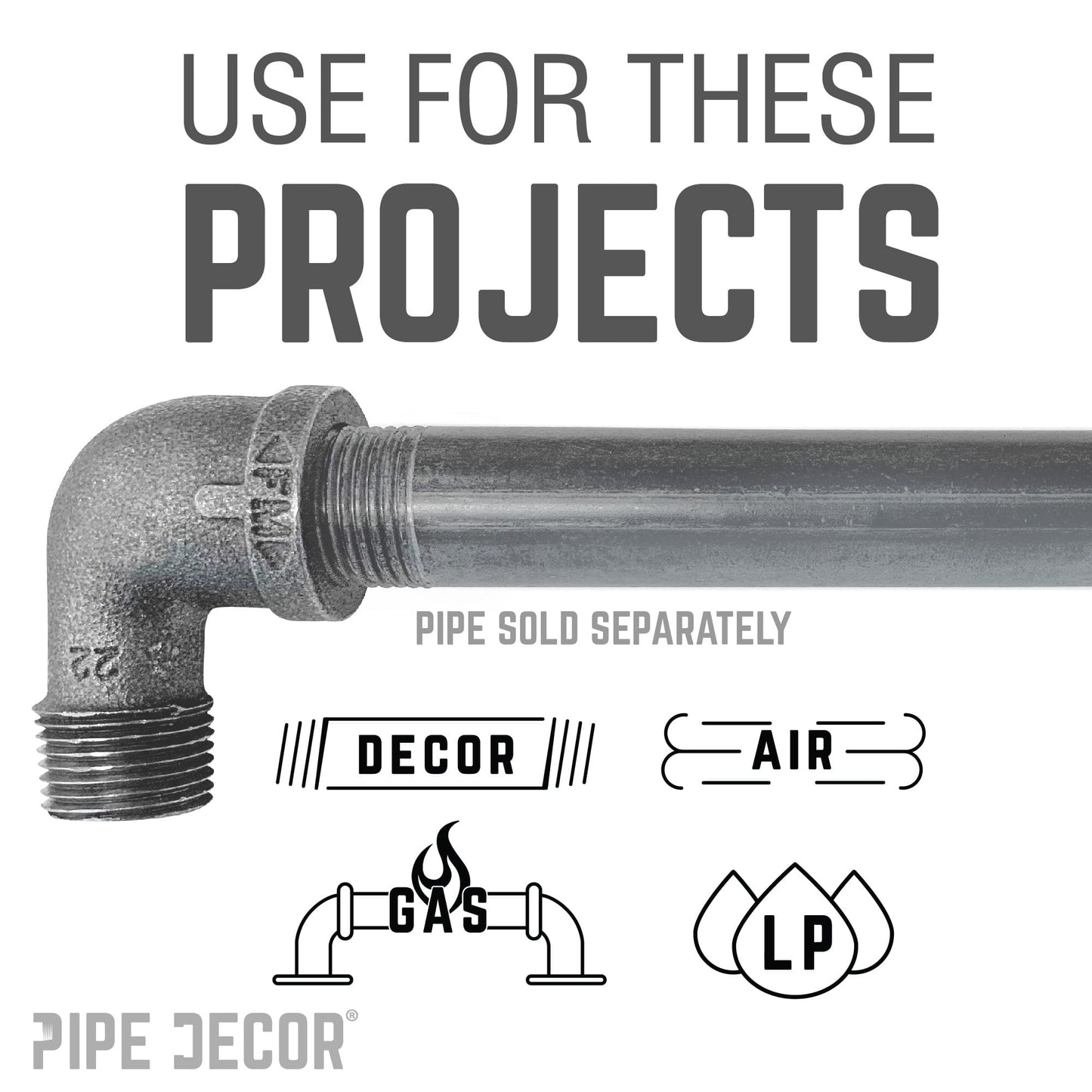 3/4 in. Black 90 Degree Street Elbow