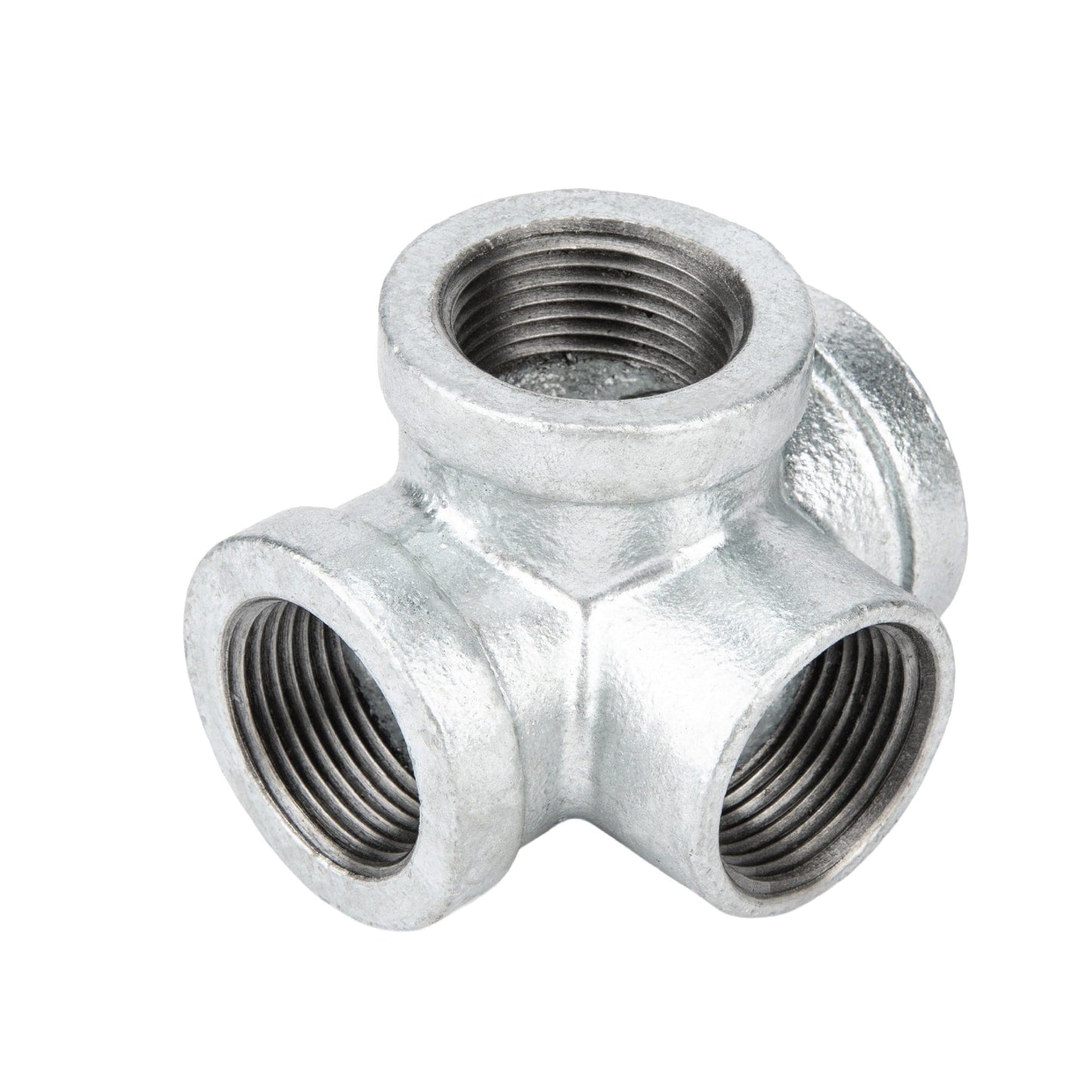 1 1/4 in. Galvanized Iron Side Outlet Tee