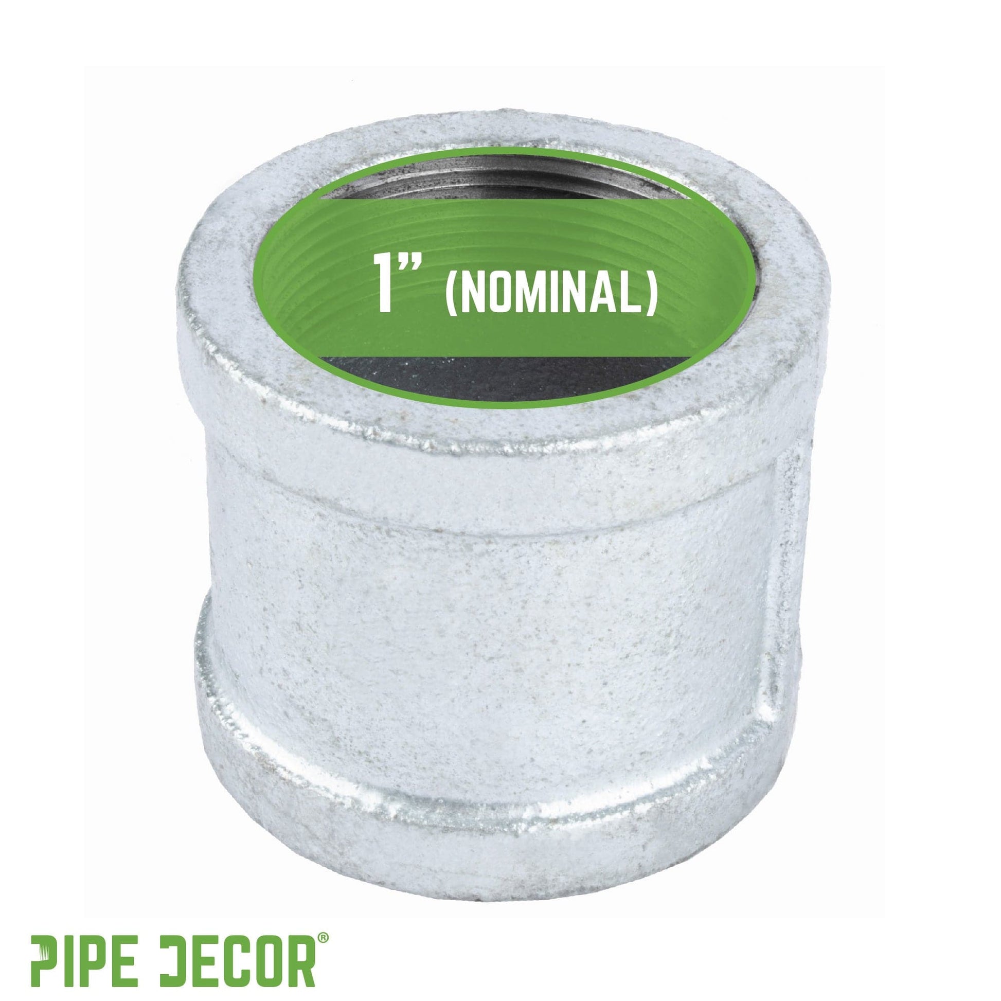 1 in. Galvanized Iron Coupling