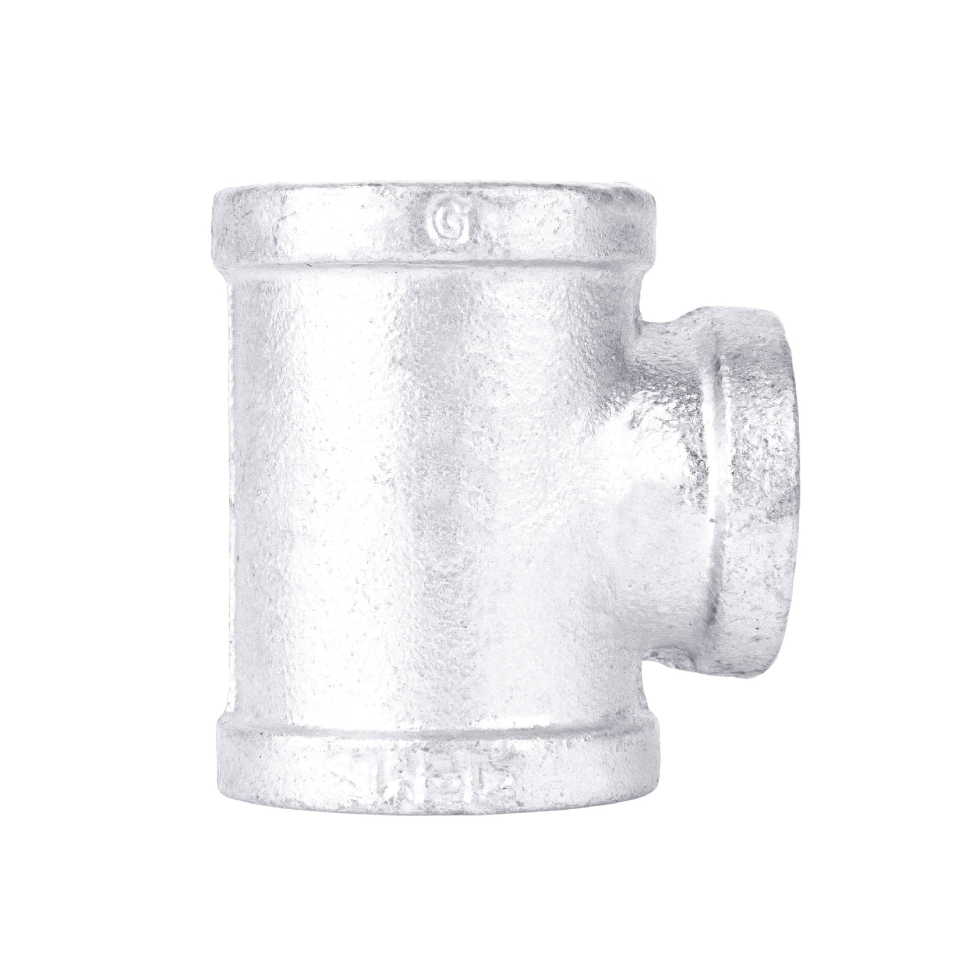 1 1/4 in. x 1 1/4 in. x 3/4 in. Galvanized Iron Reducing Tee