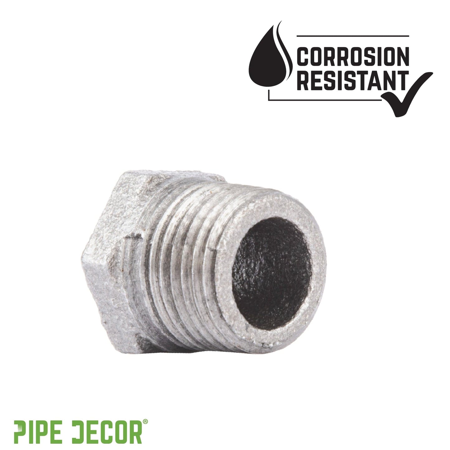 1/2 in. x 1/8 in. Galvanized Iron Bushing