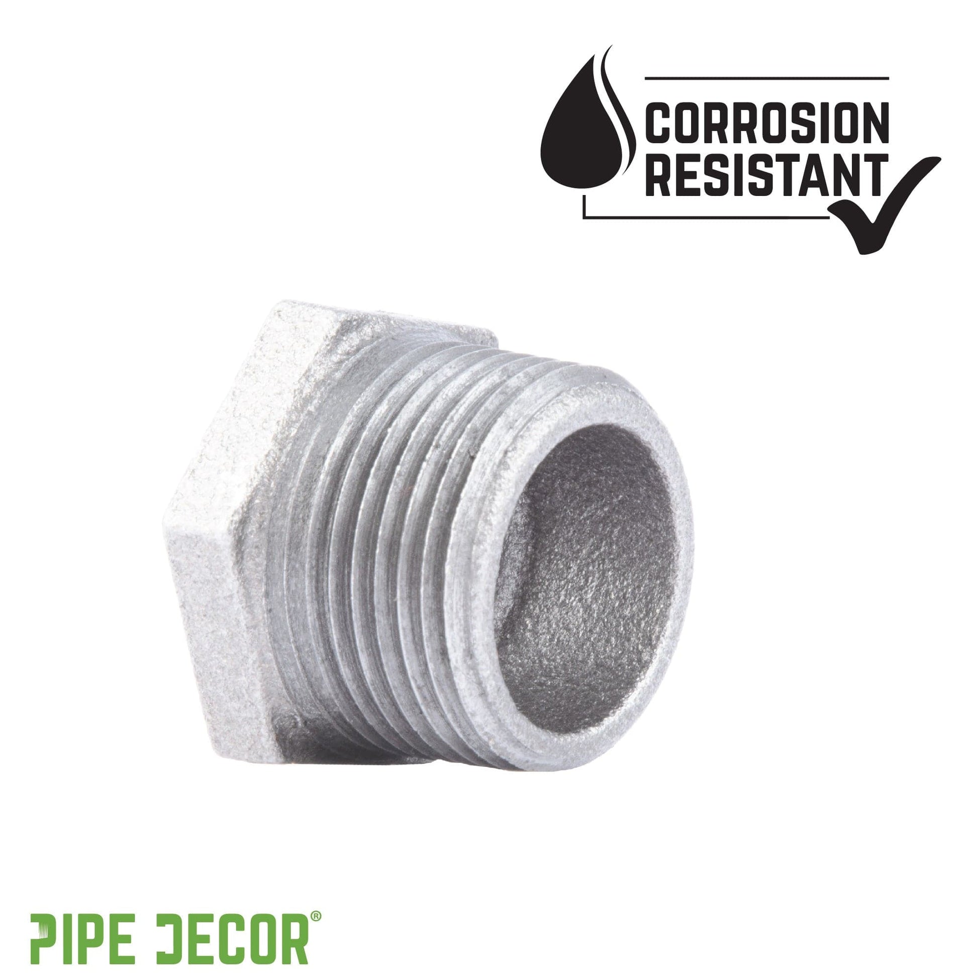 1 in. x 3/4 in. Galvanized Iron Bushing