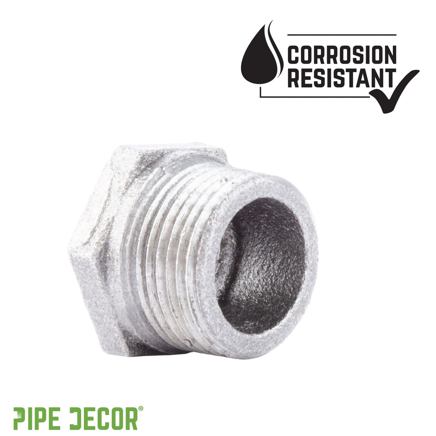 3/4 in. x 1/4 in. Galvanized Iron Bushing