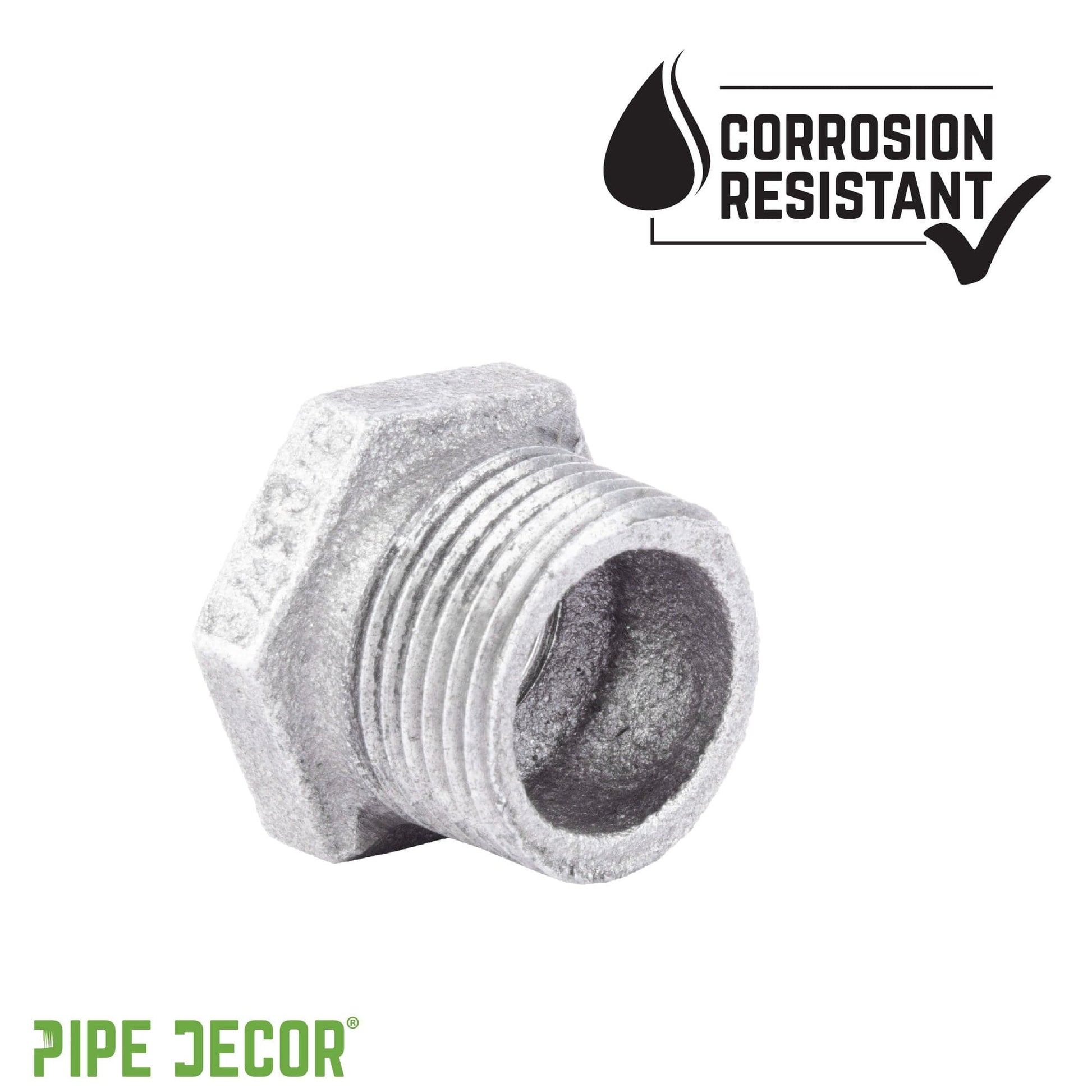 3/4 in. x 3/8 in. Galvanized Iron Bushing