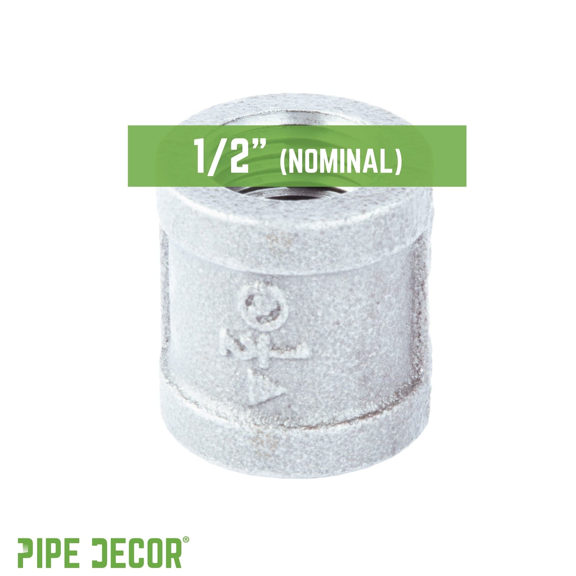 1/2 in. Galvanized Iron Coupling