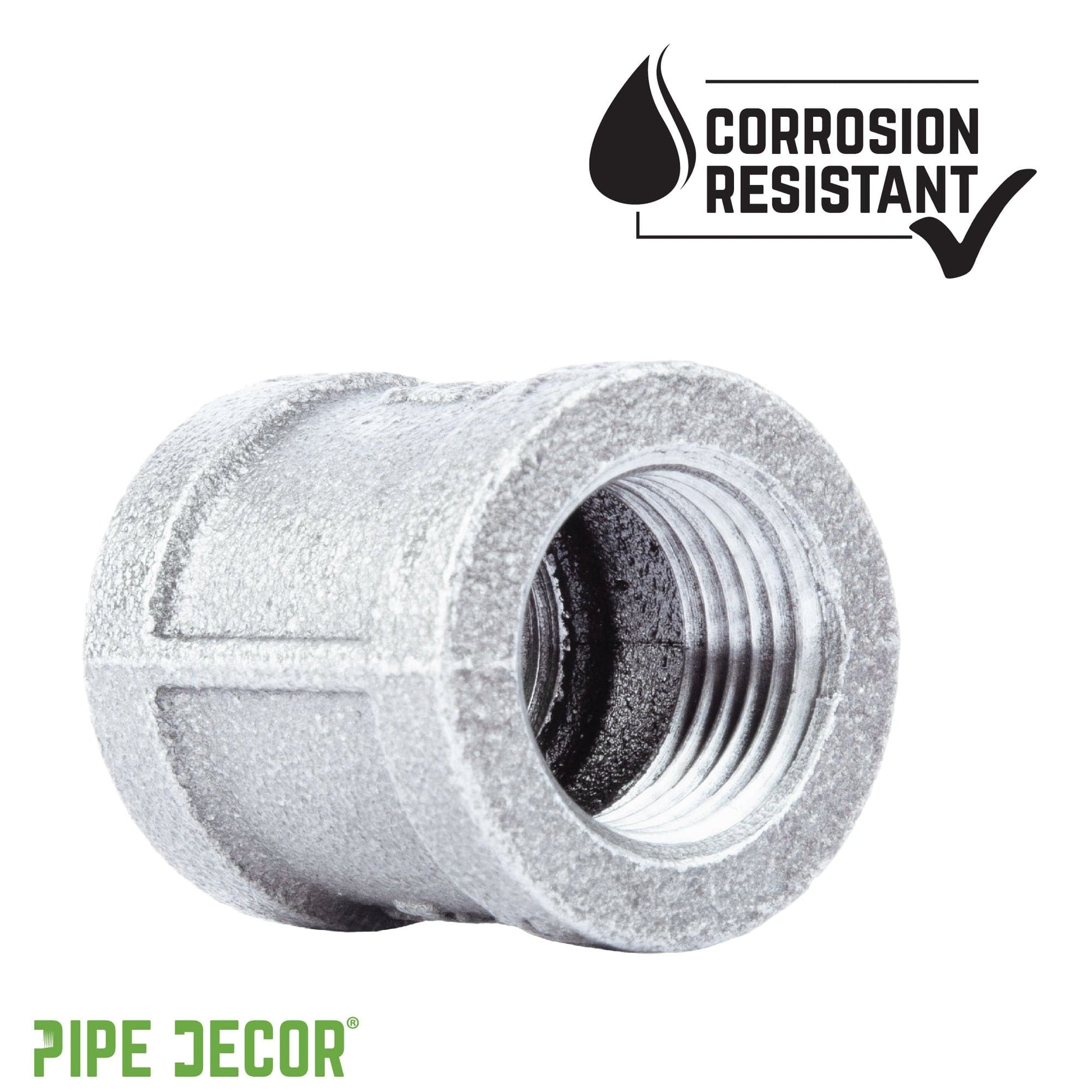 1/2 in. Galvanized Iron Coupling