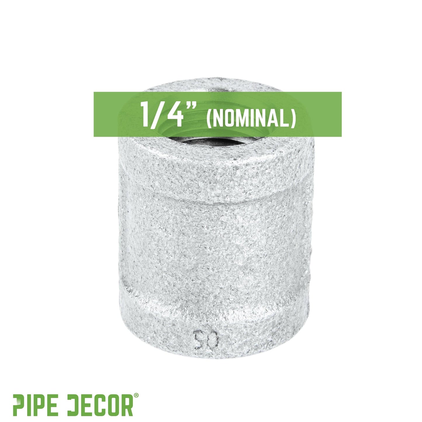 1/4 in. Galvanized Iron Coupling