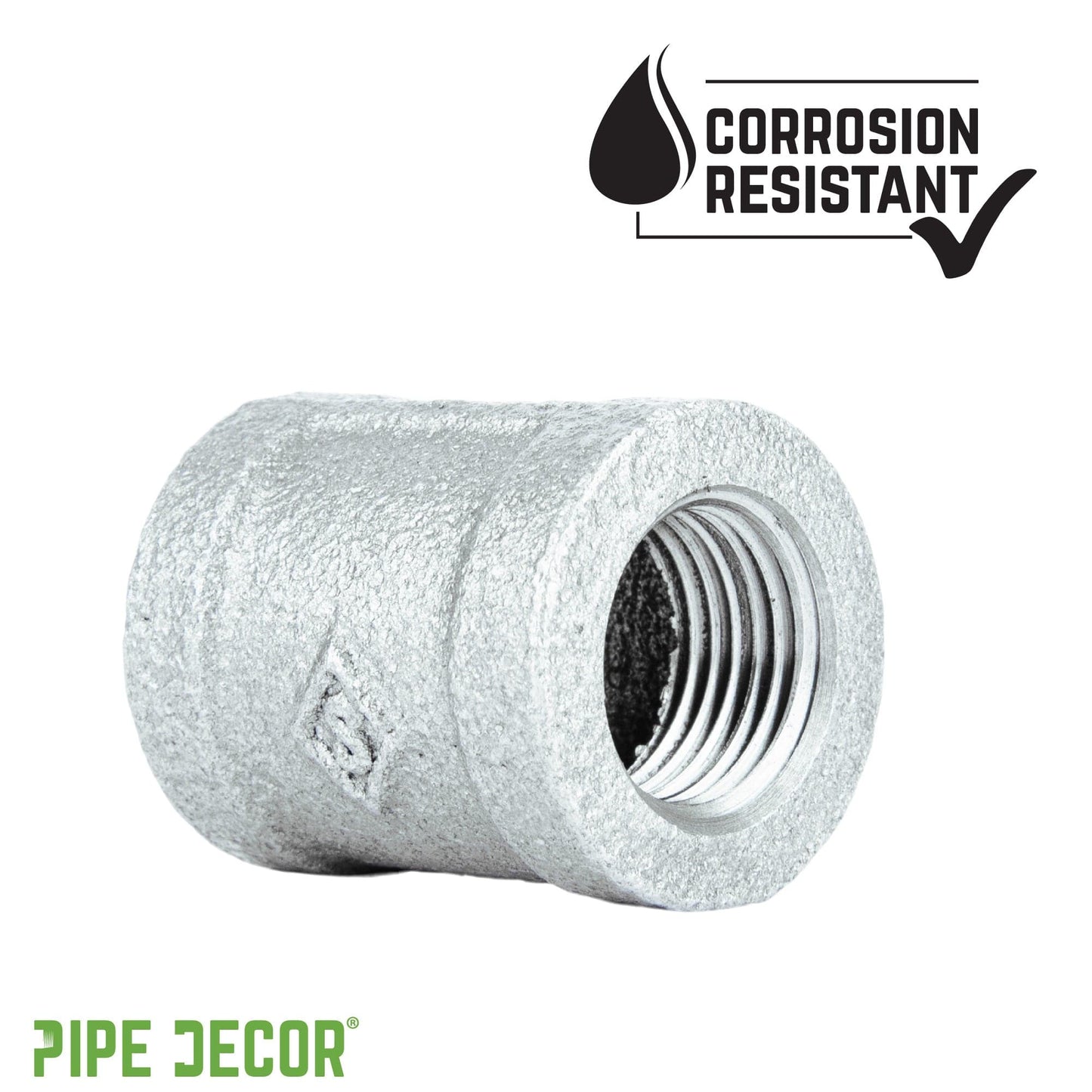 1/4 in. Galvanized Iron Coupling