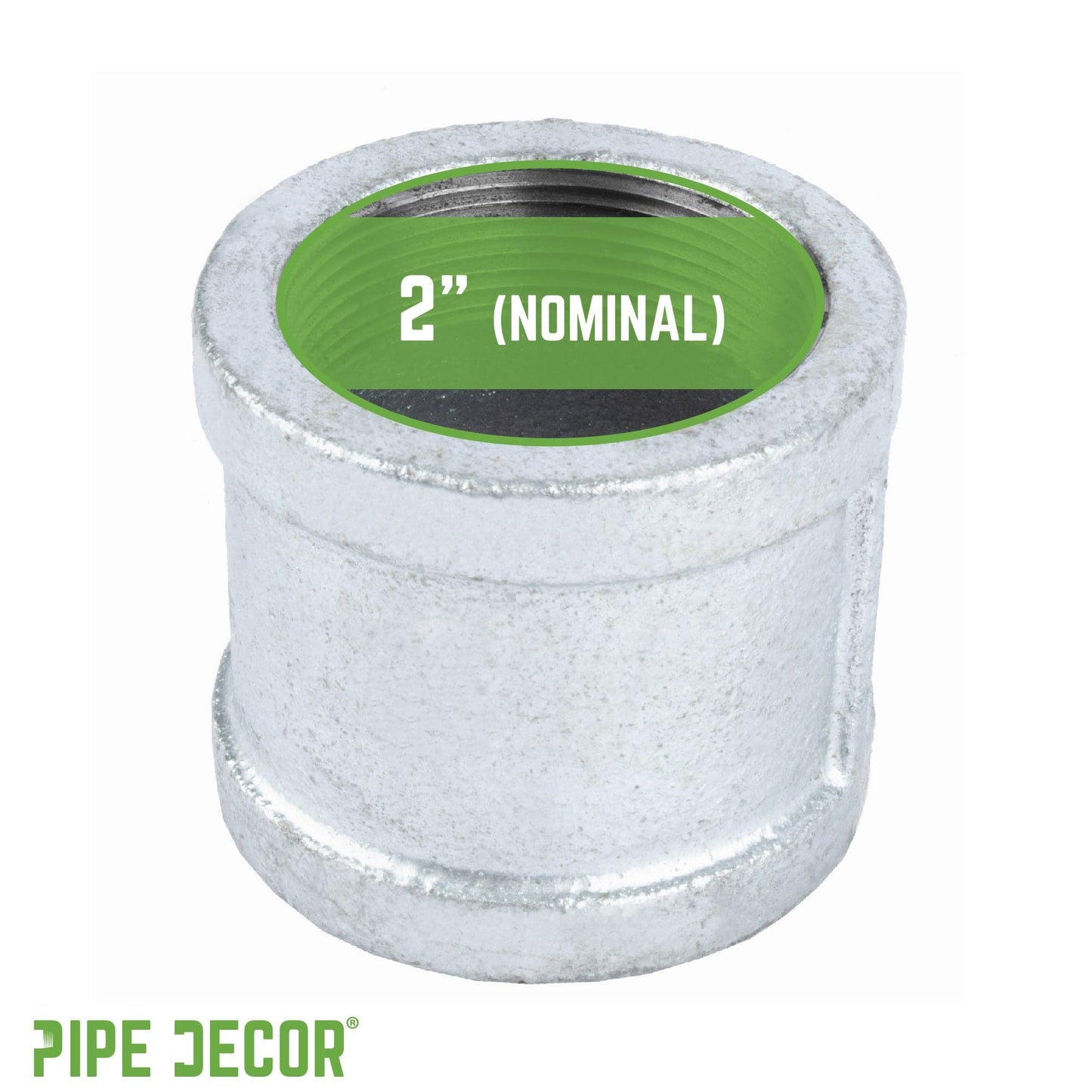 2 in. Galvanized Iron Coupling