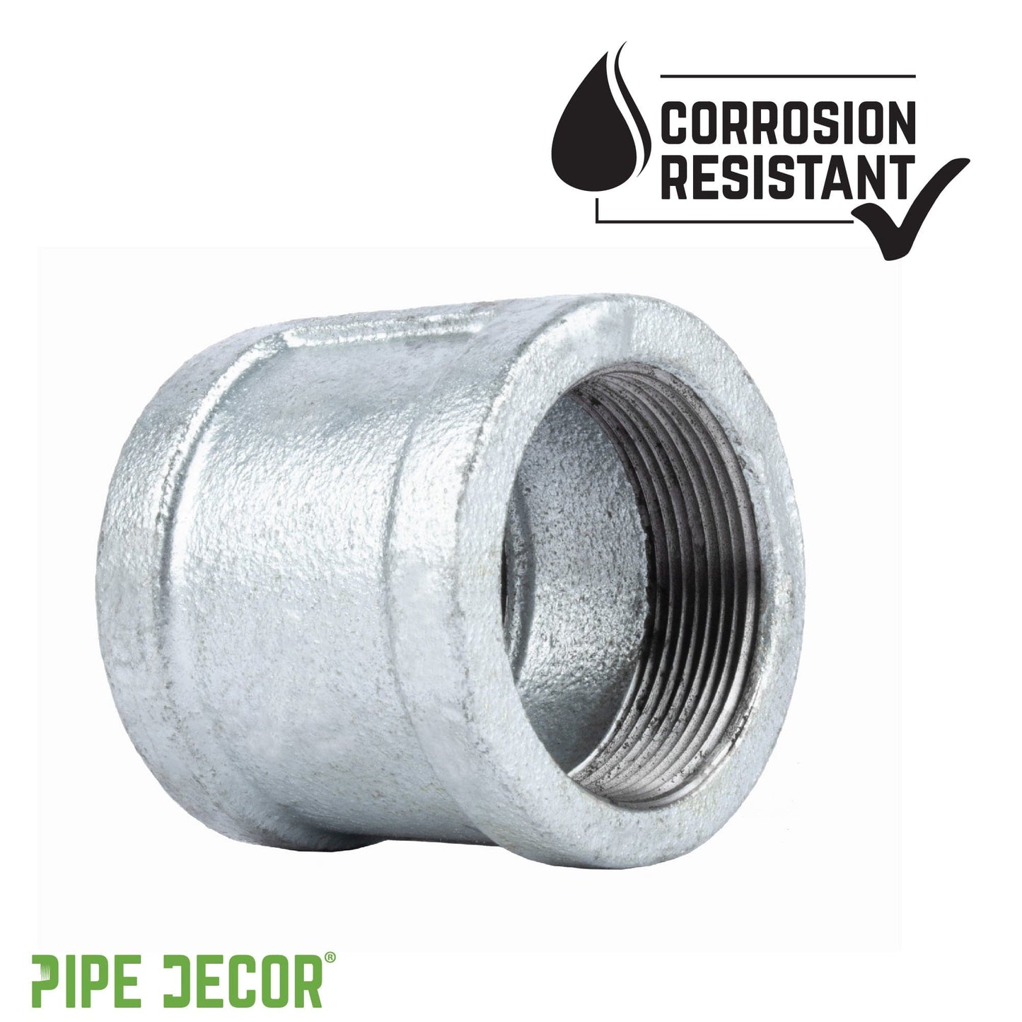 2 in. Galvanized Iron Coupling