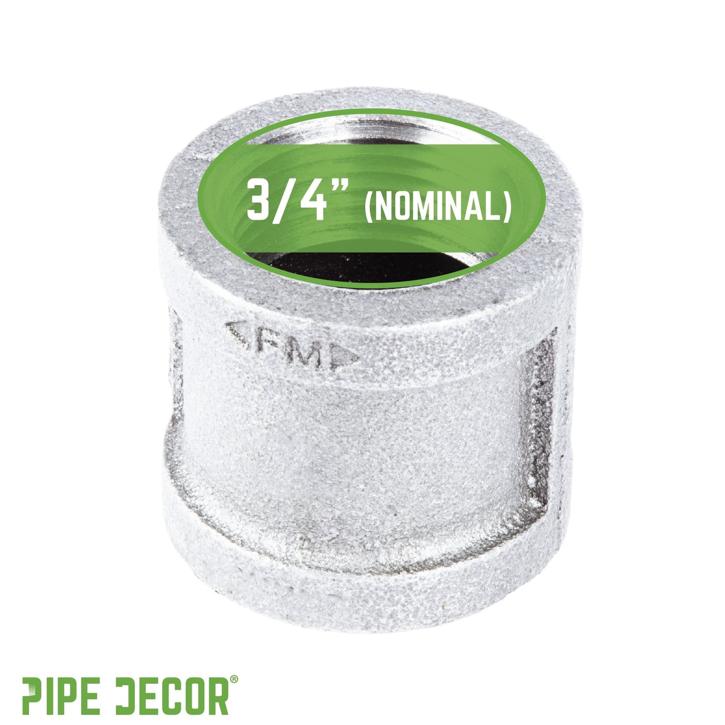 3/4 in. Galvanized Iron Coupling