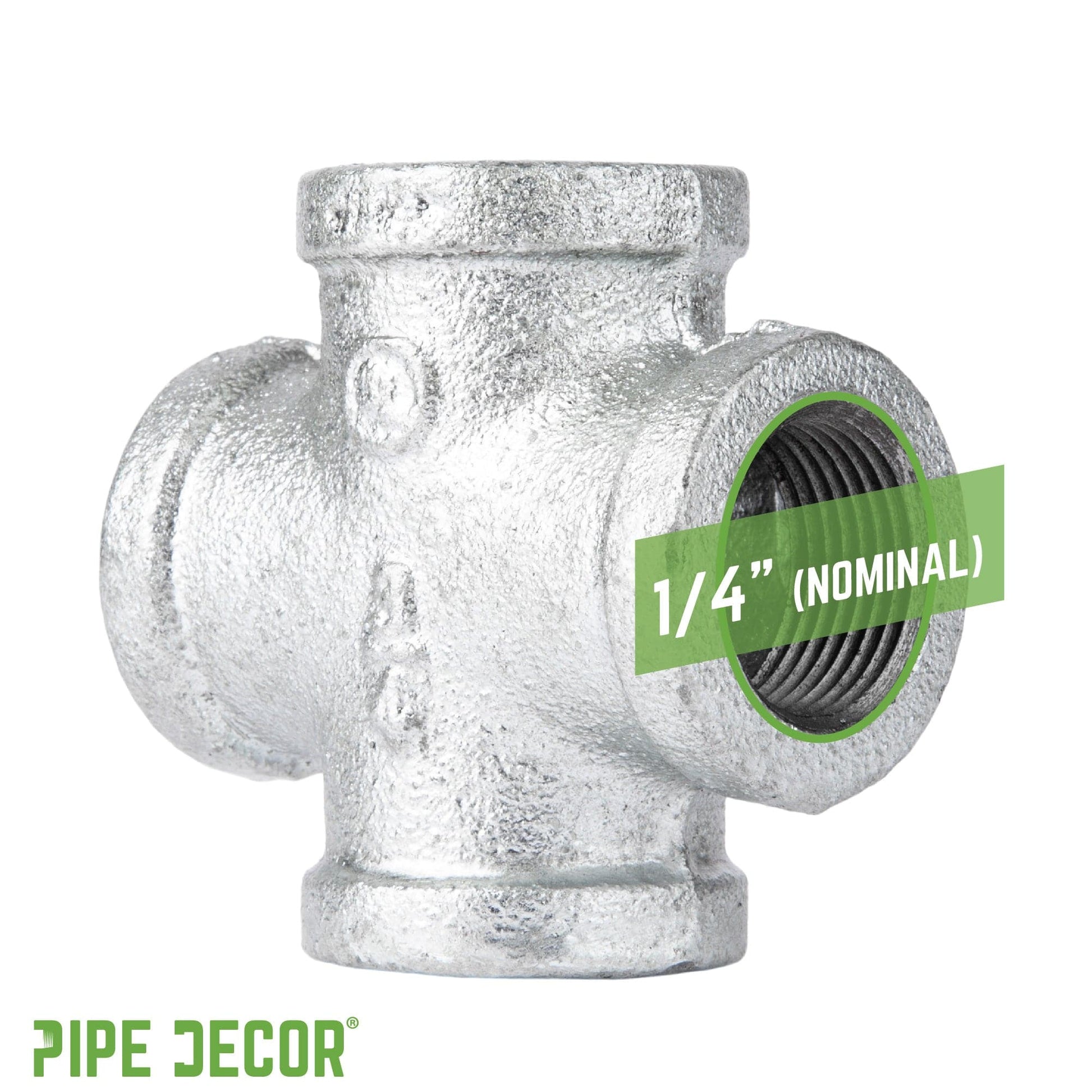 1/4 in. Galvanized Iron Cross