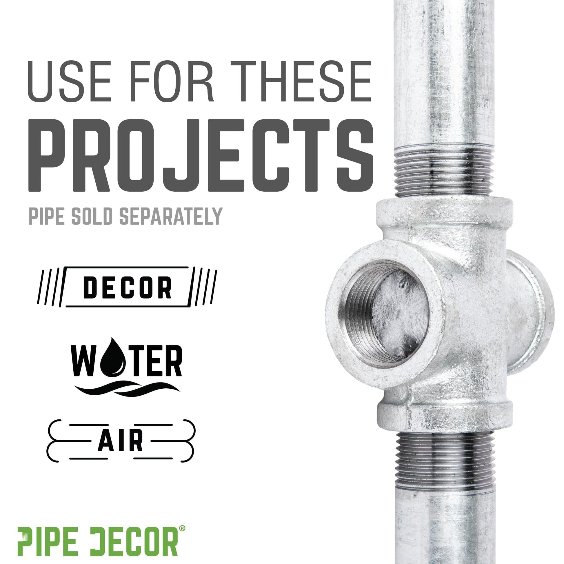 3/4 in. Galvanized Iron Cross