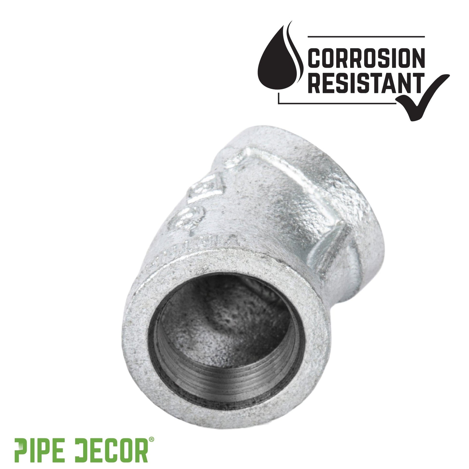 3/4 in. Galvanized Iron 45 Degree Elbow