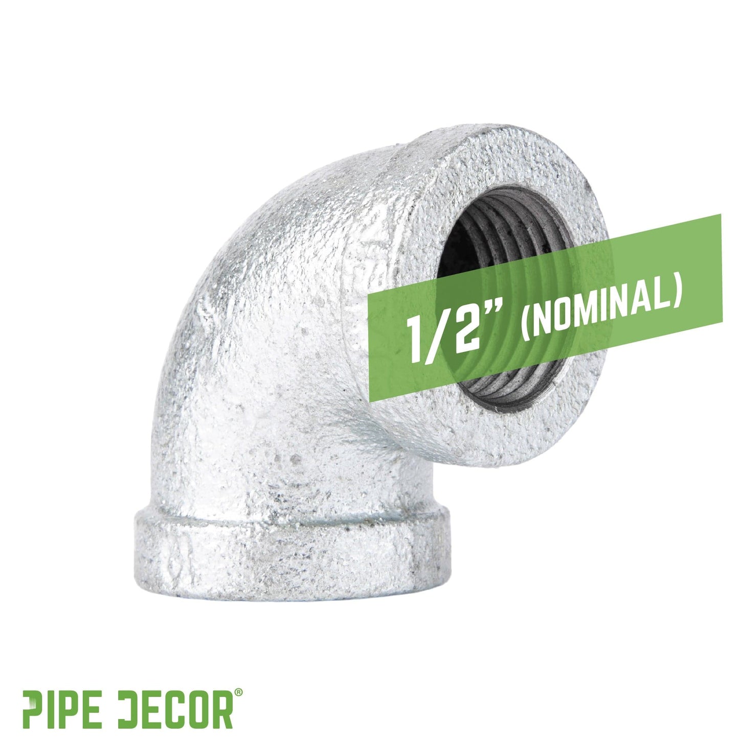 1/2 in. Galvanized Iron 90 Degree Elbow