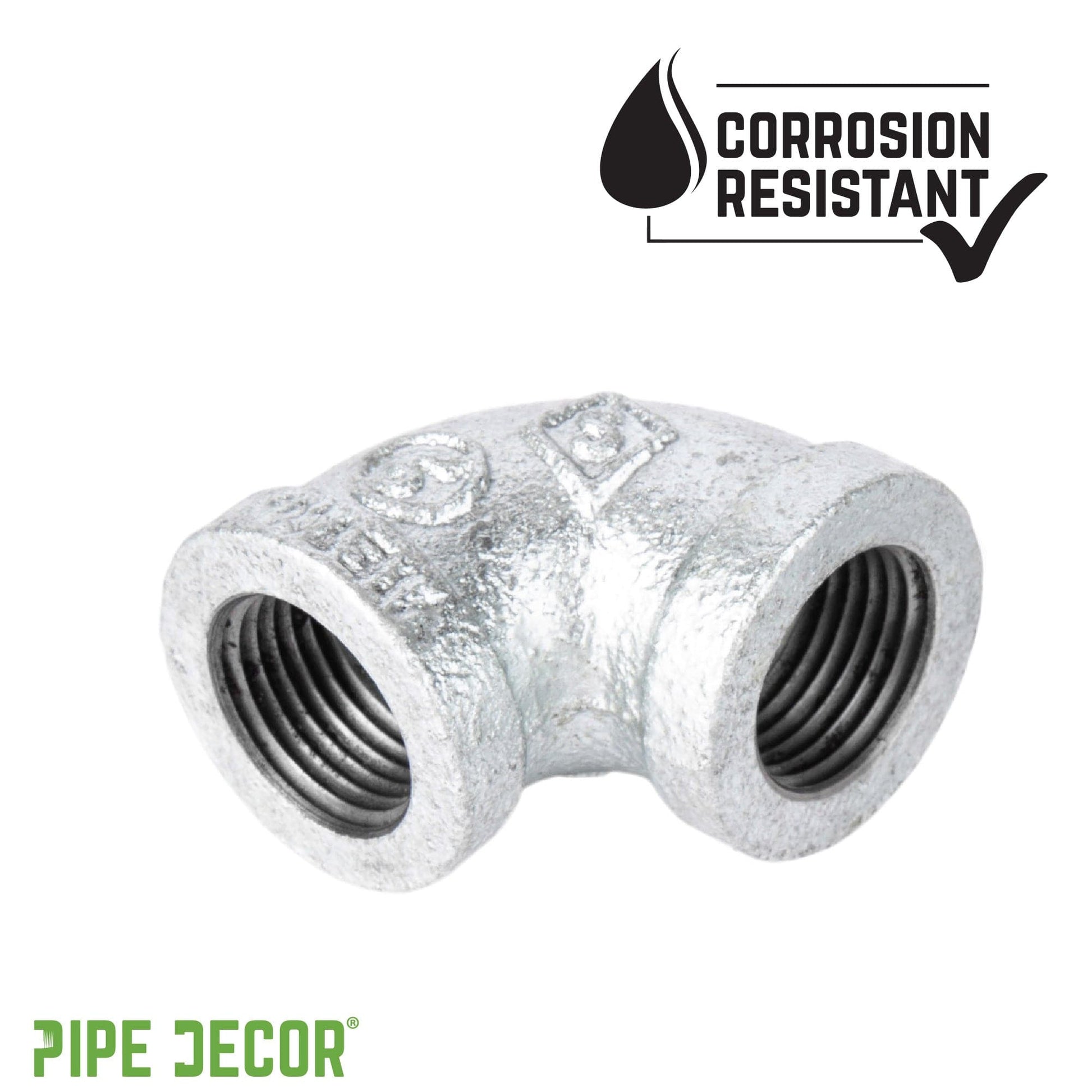 1/2 in. Galvanized Iron 90 Degree Elbow