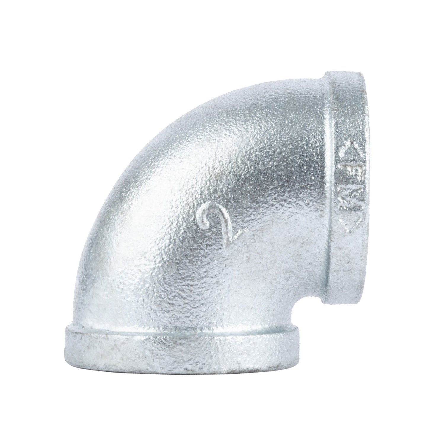 2 in. Galvanized Iron 90 Degree Elbow