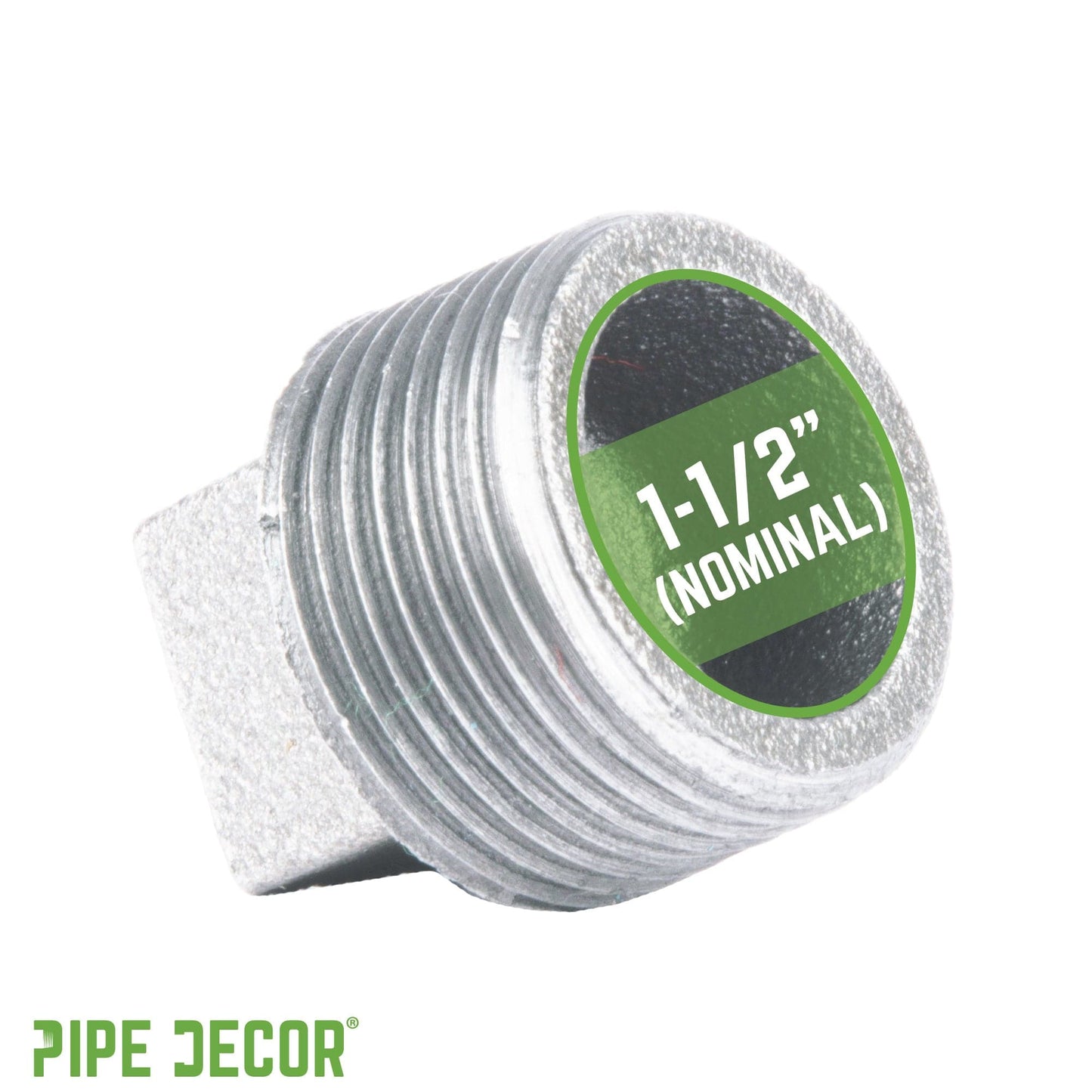 1 1/2 in. Galvanized Iron Plug