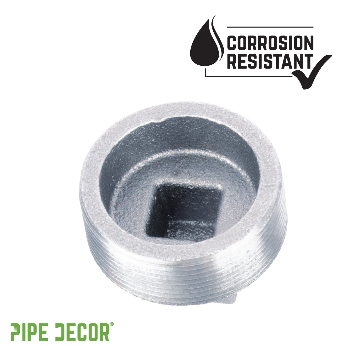 1 1/2 in. Galvanized Iron Plug