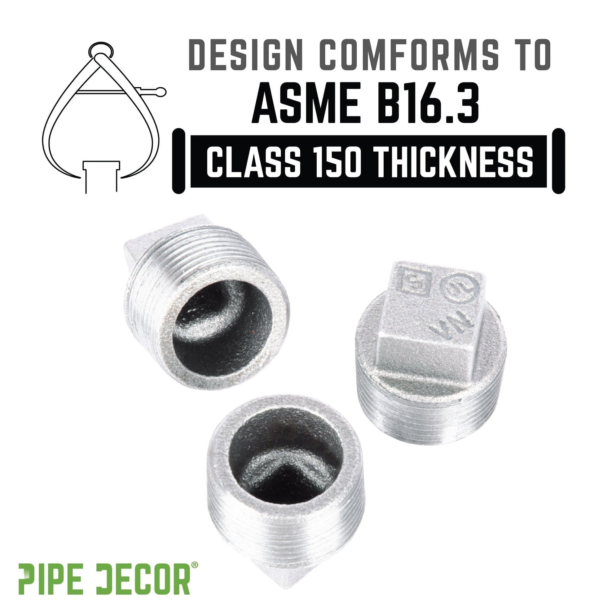 1/2 in. Galvanized Iron Plug