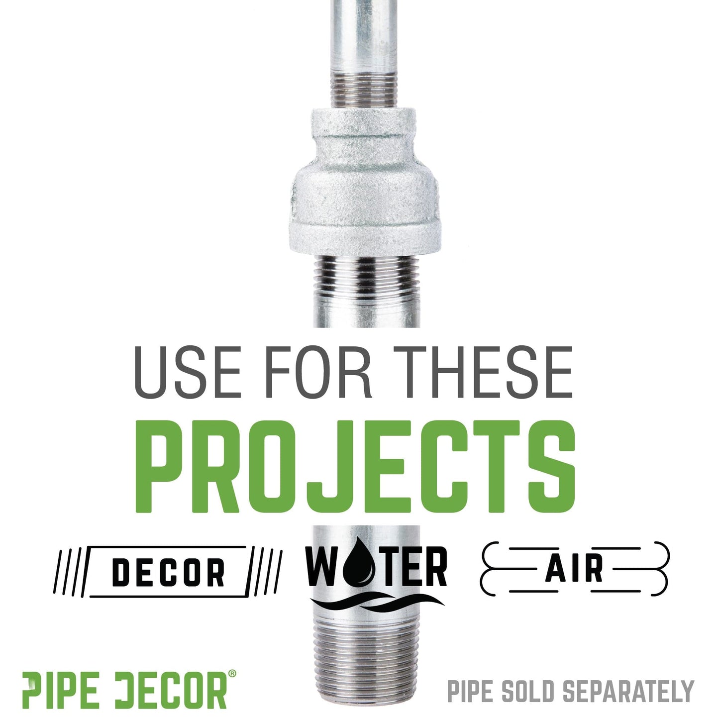 1 1/2 in. x 1 in. Galvanized Iron Reducing Coupling