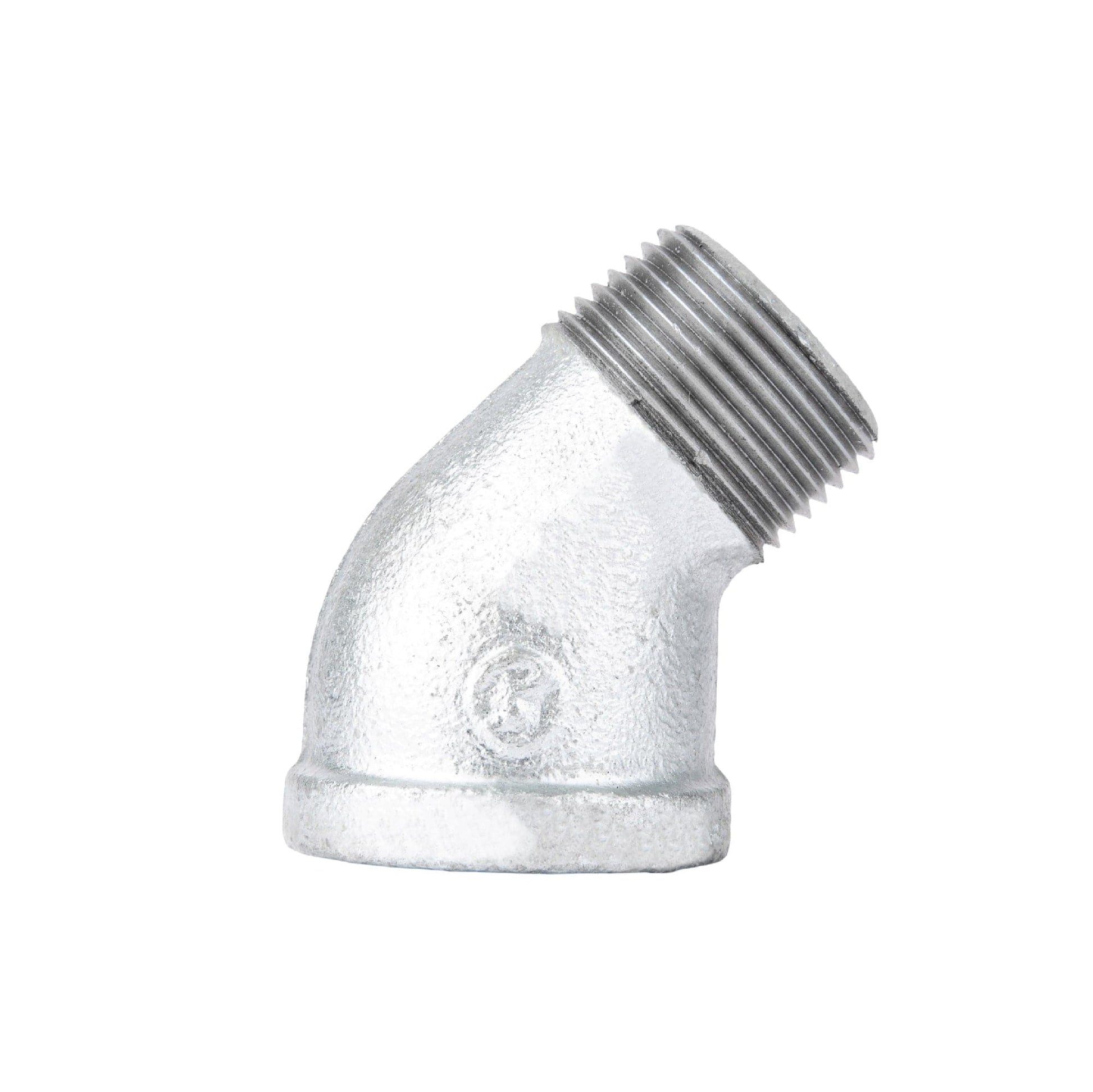 2 in. Galvanized Iron 45 Degree Street Elbow