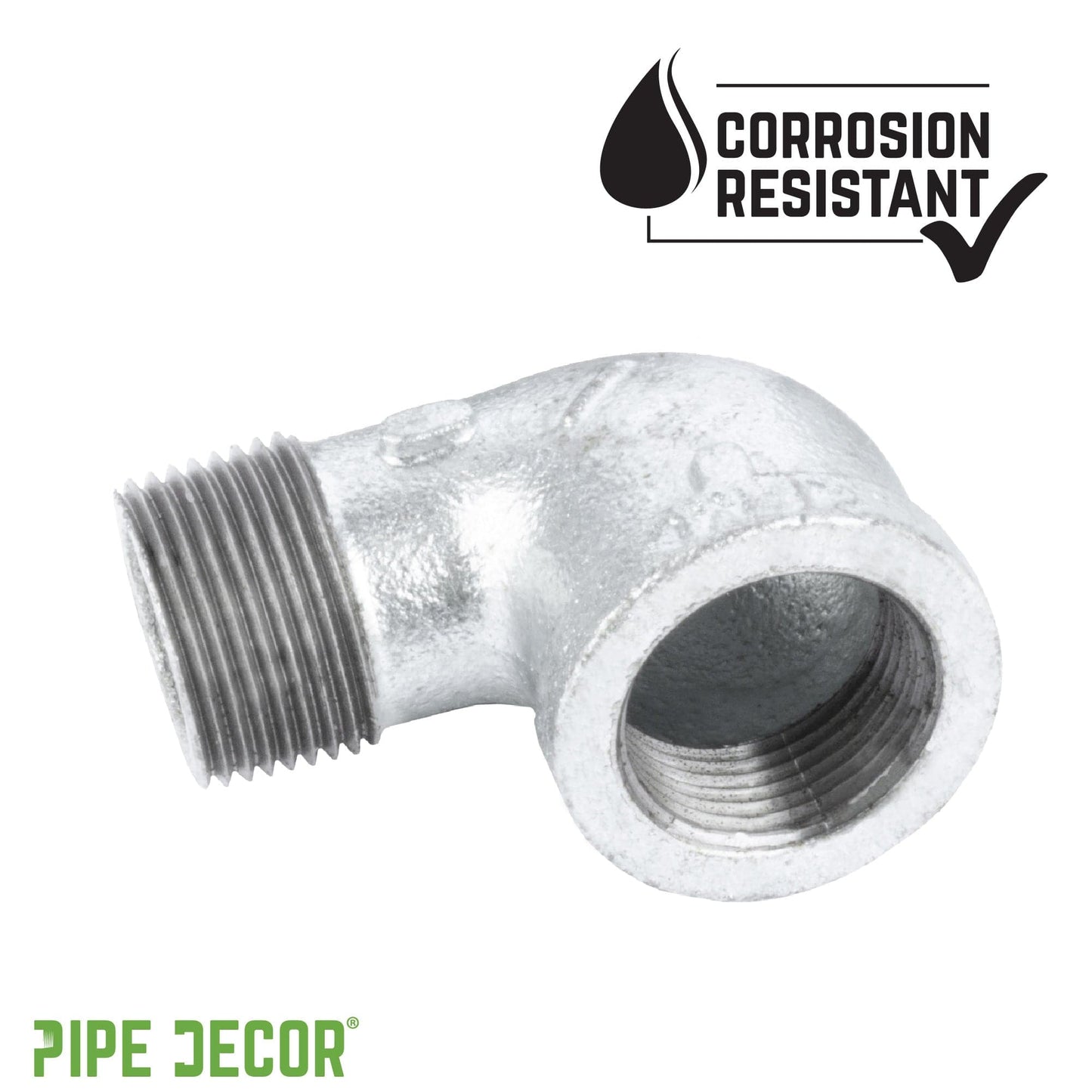 1/4 in. Galvanized Iron 90 Degree Street Elbow