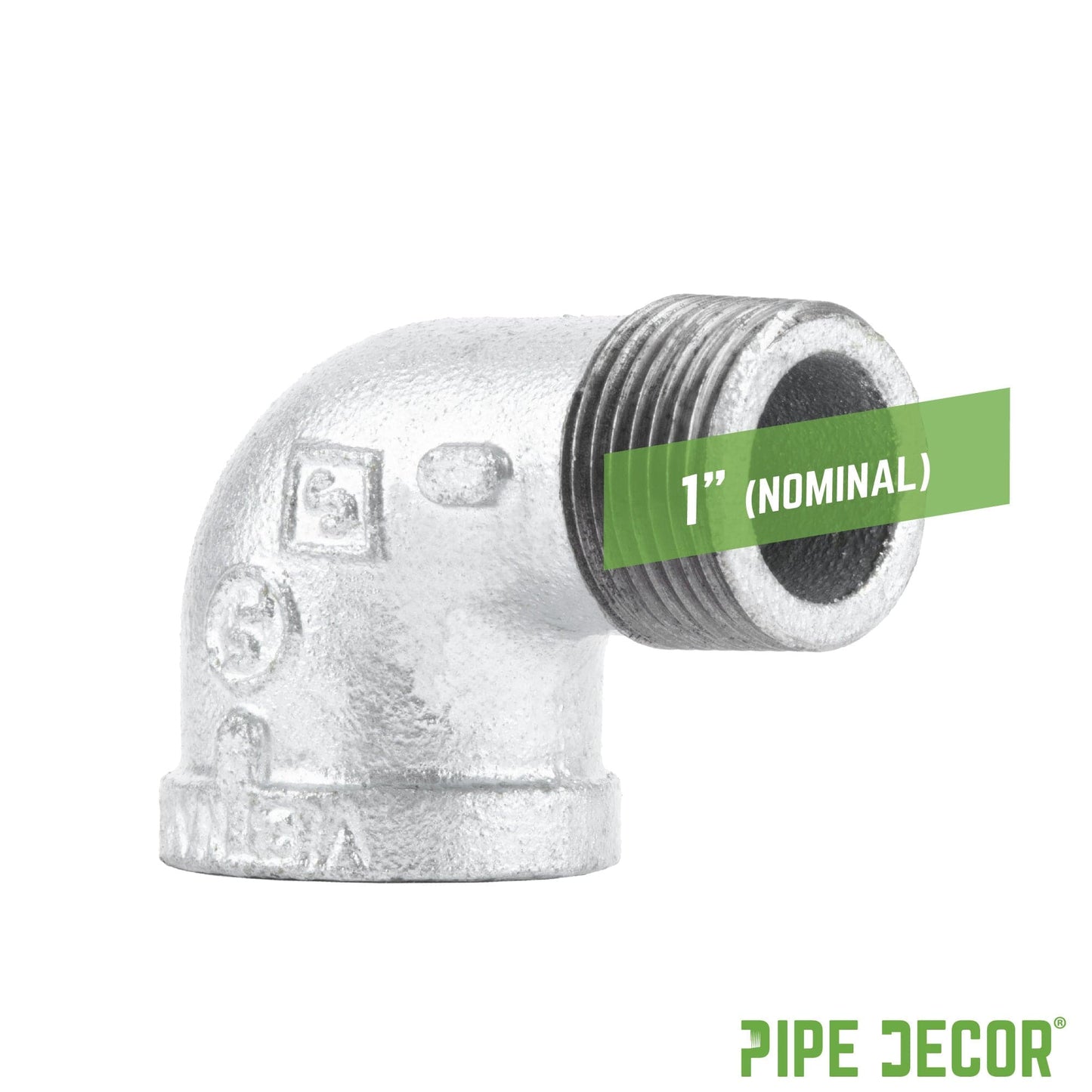 1 in. Galvanized Iron 90 Degree Street Elbow