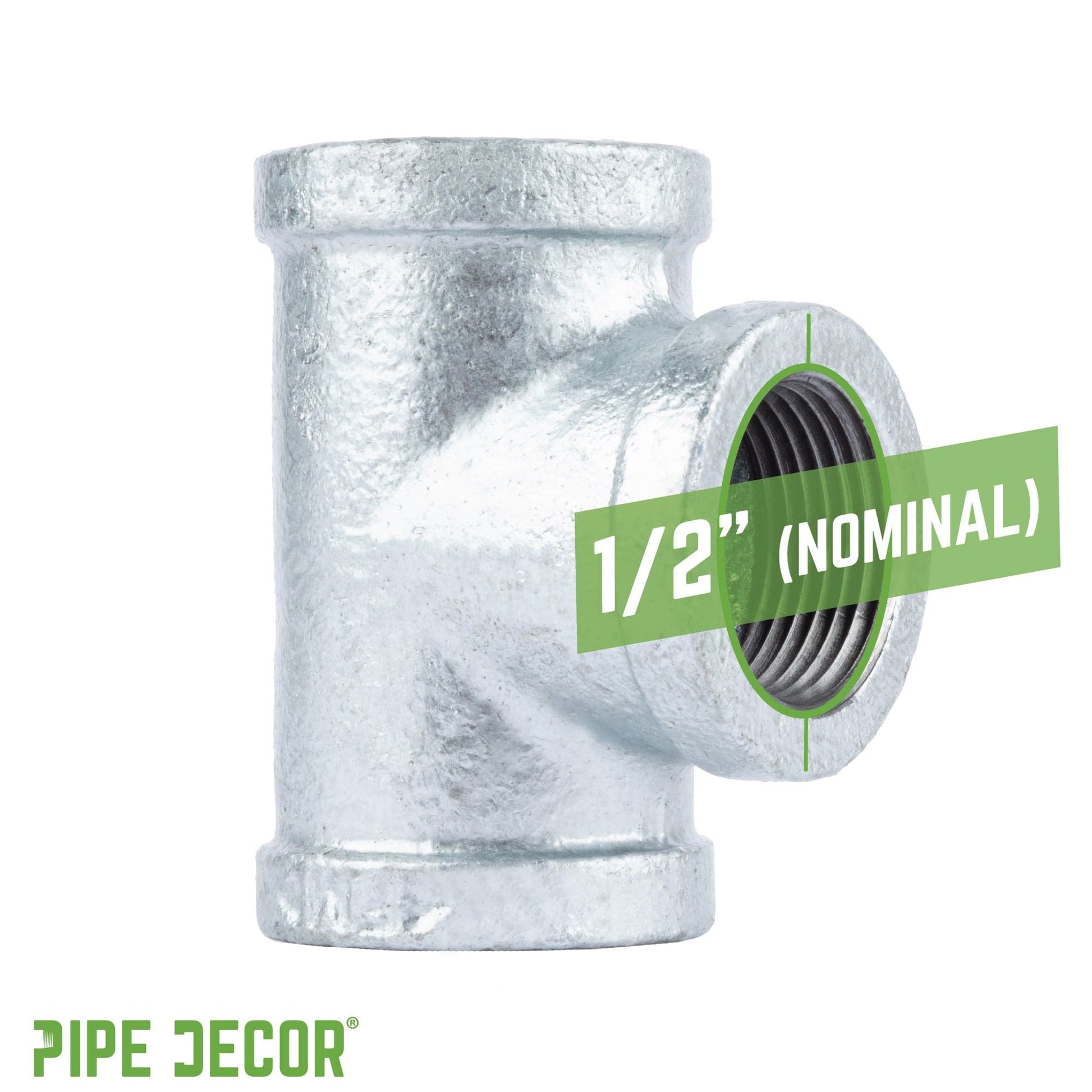 1/2 in. Galvanized Iron Tee