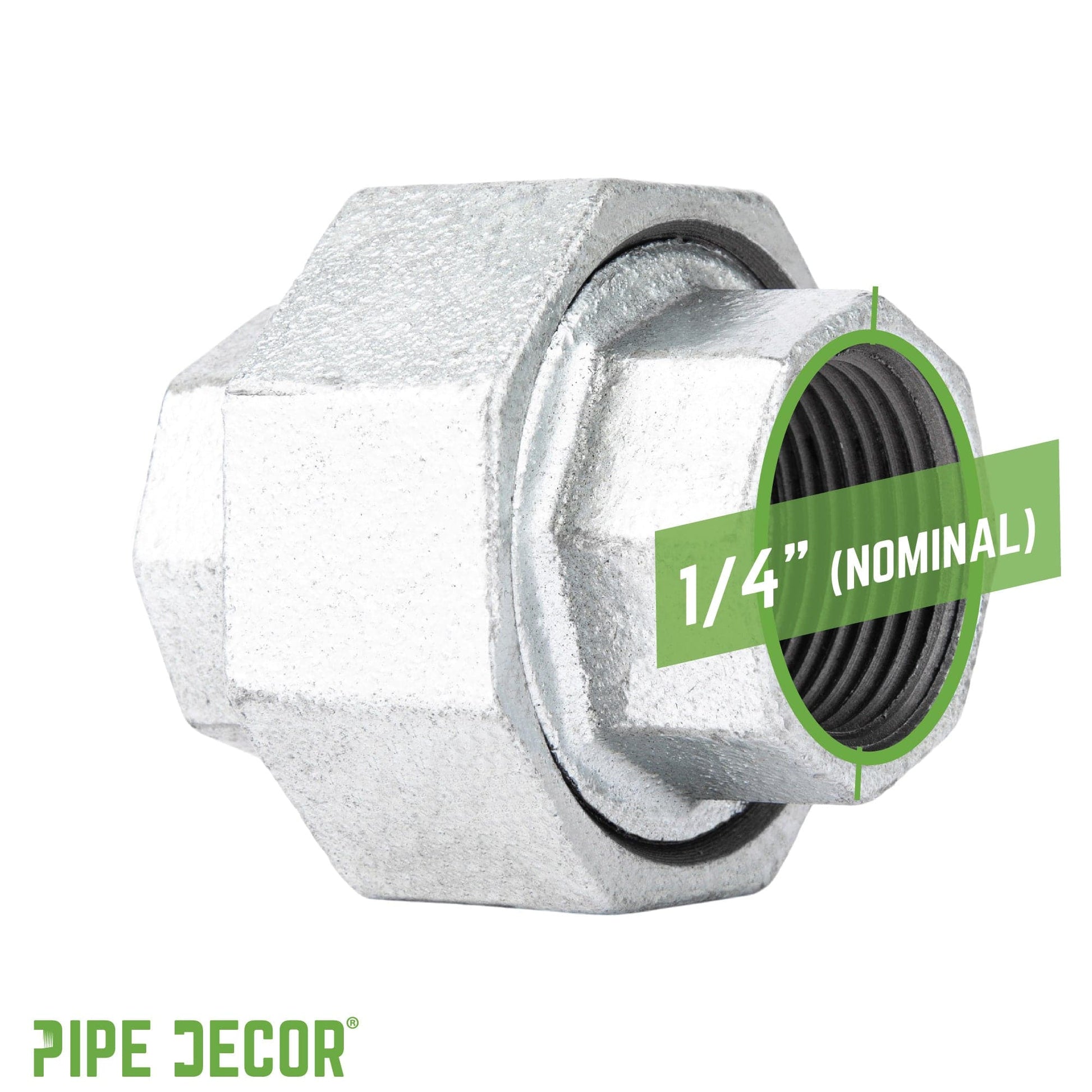1/4 in. Galvanized Iron Union