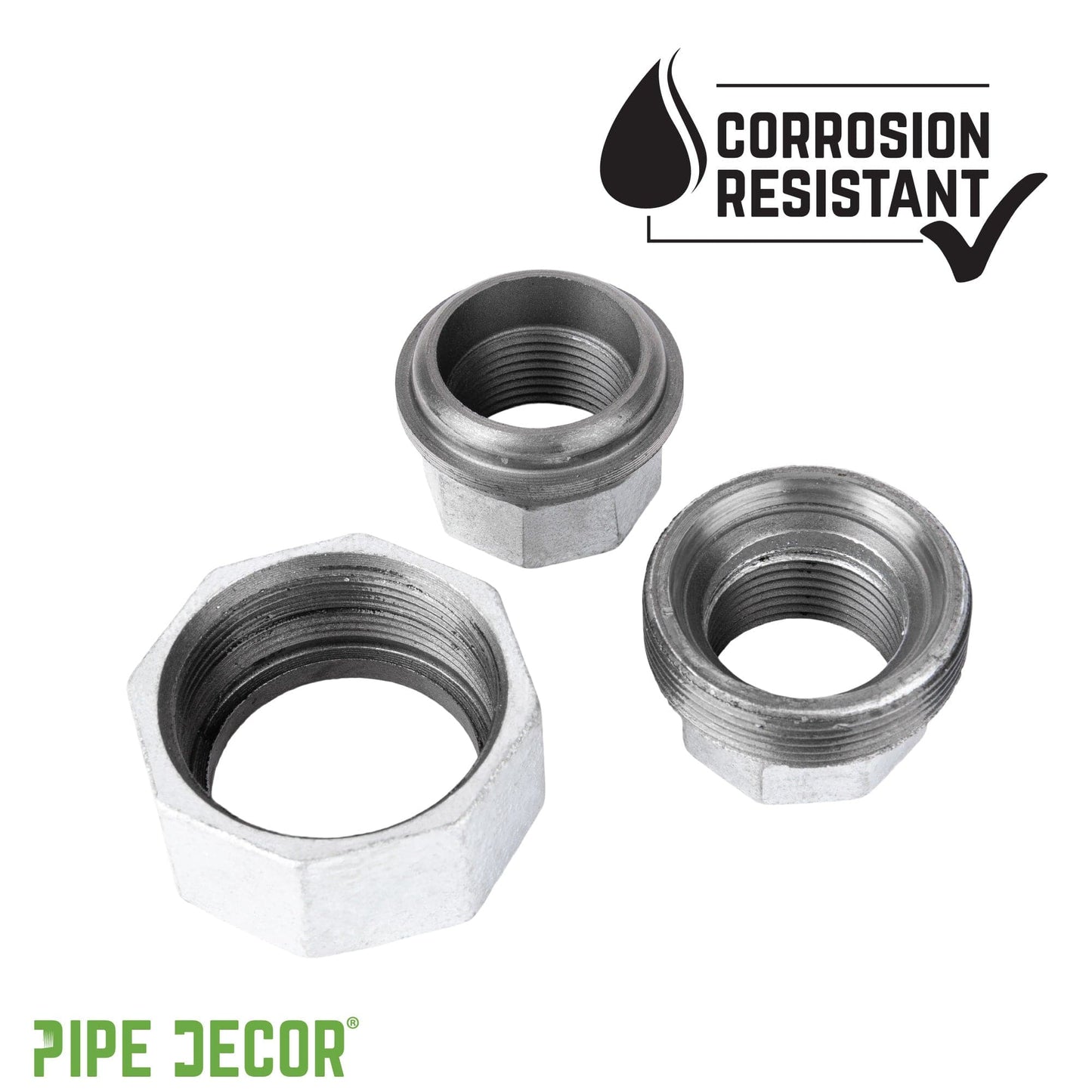 1/4 in. Galvanized Iron Union