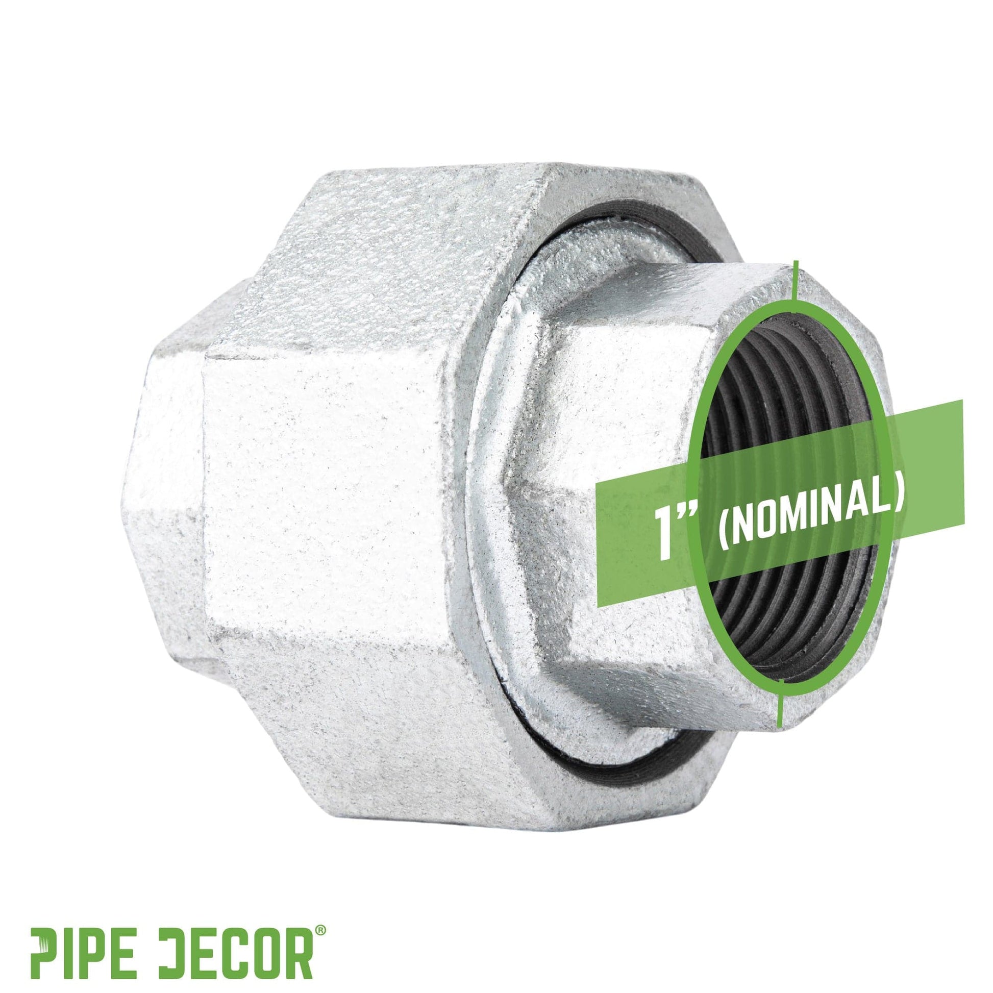 1 in. Galvanized Iron Union