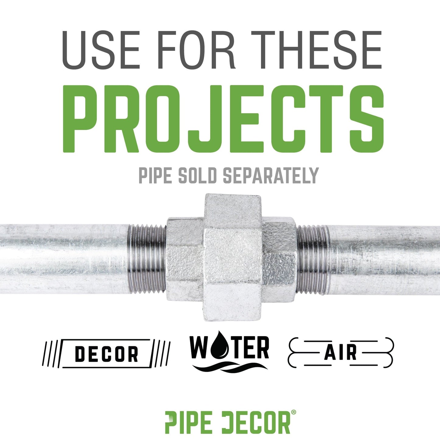 1 in. Galvanized Iron Union