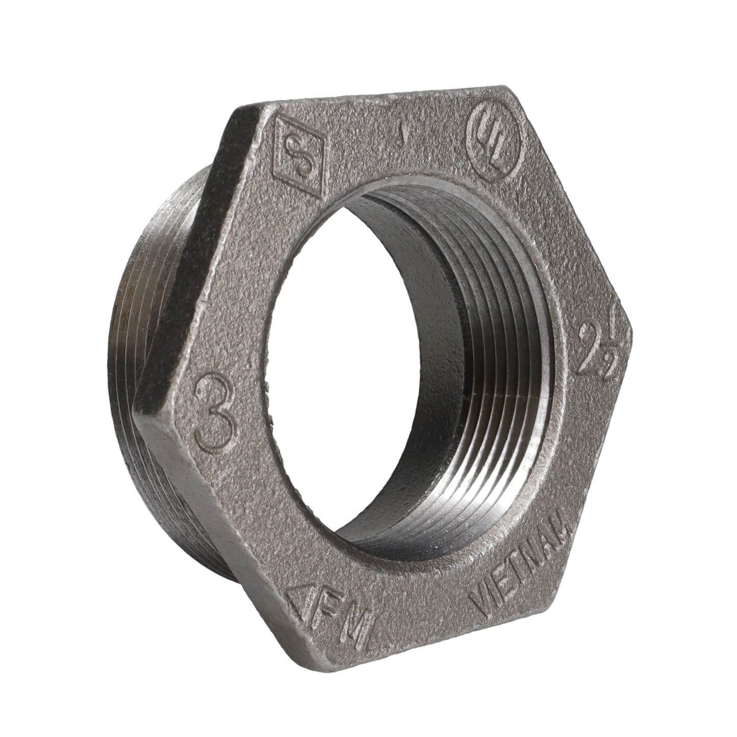 3 in. x 2 1/2 in. Black Bushing