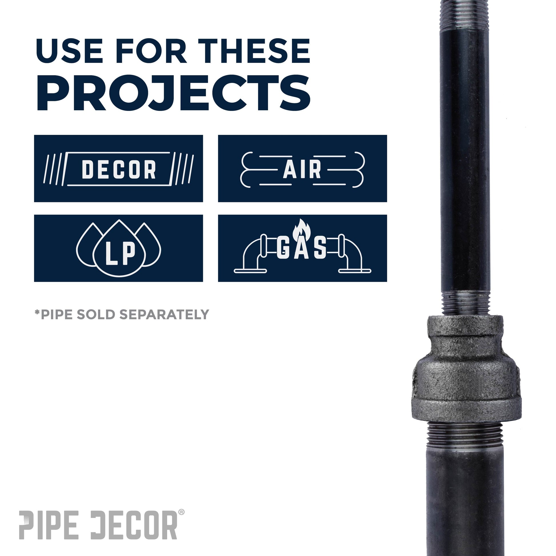 4 in. x 3 in. Black Reducing Coupling