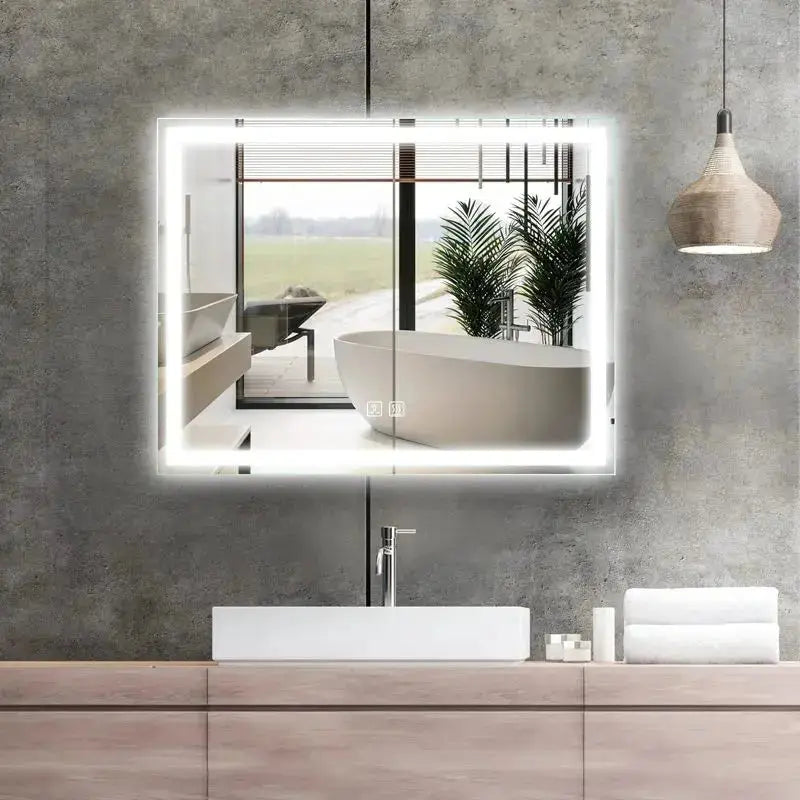 20 x 28  Inch Center Glow LED Bathroom Mirror