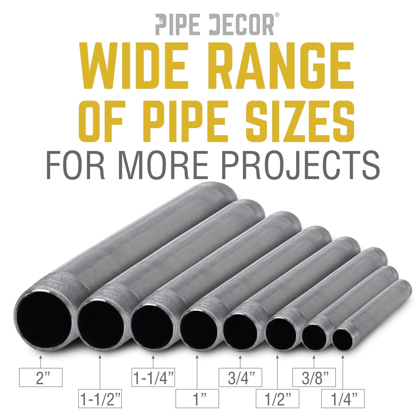 1 1/2 in. x 60 in. Black Pipe