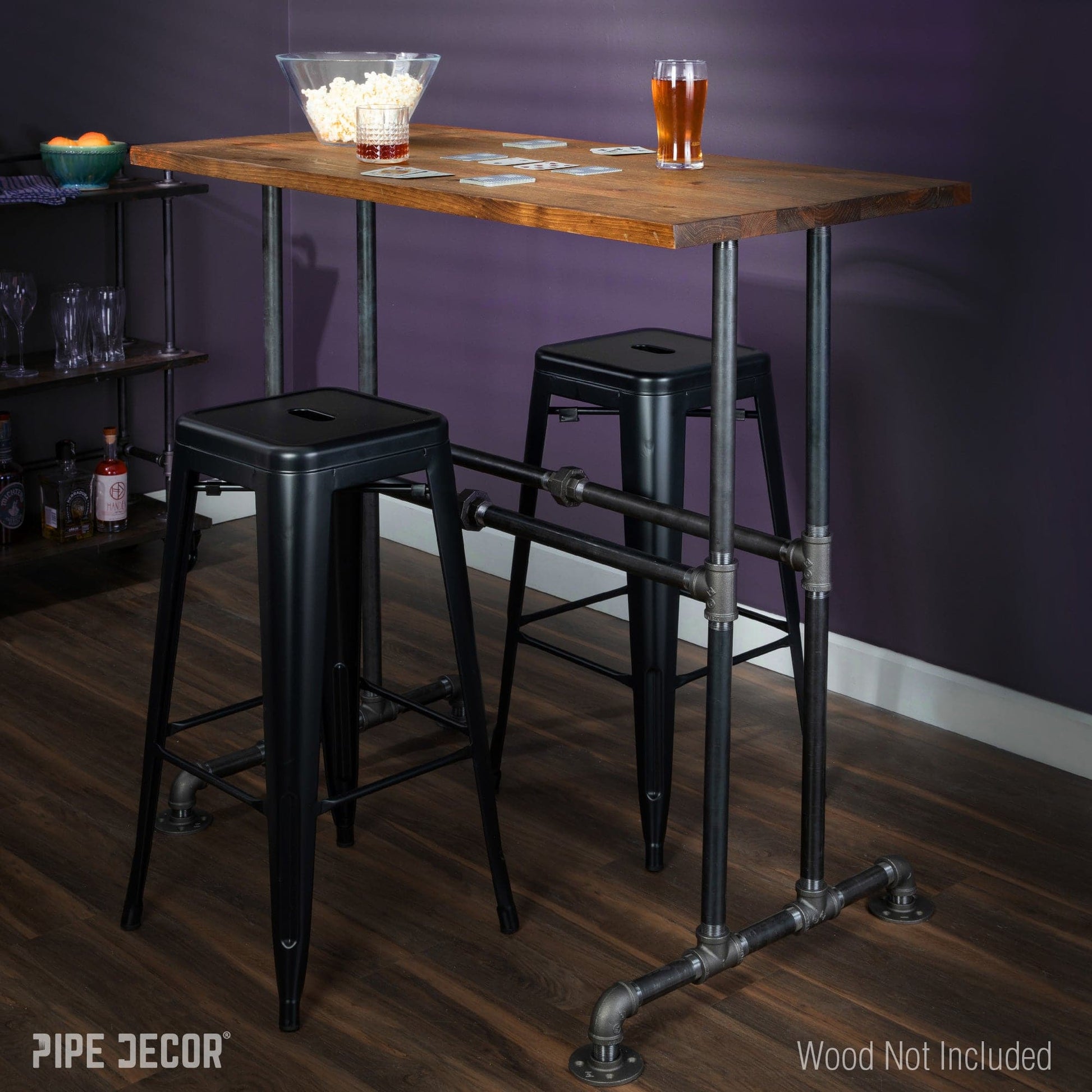 Bridge Bar Height Pipe Table Legs