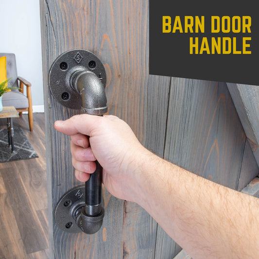 1/2 in. x 6 in. Barn Door Handle - 10.5 in. L
